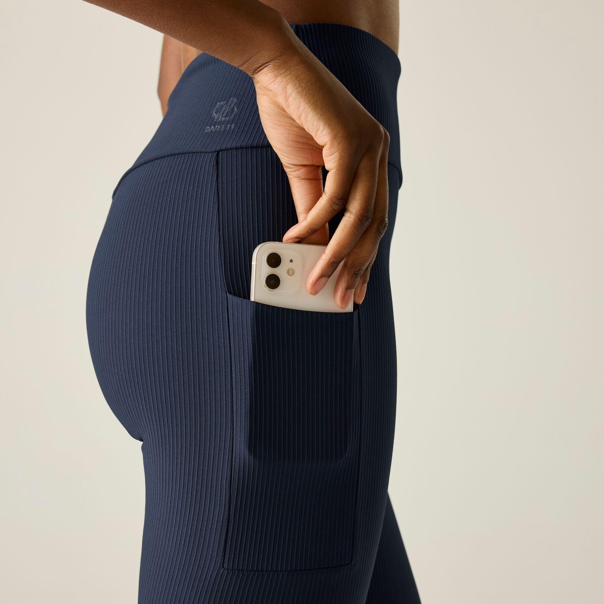 Dames Hustle geribbelde legging 5/7