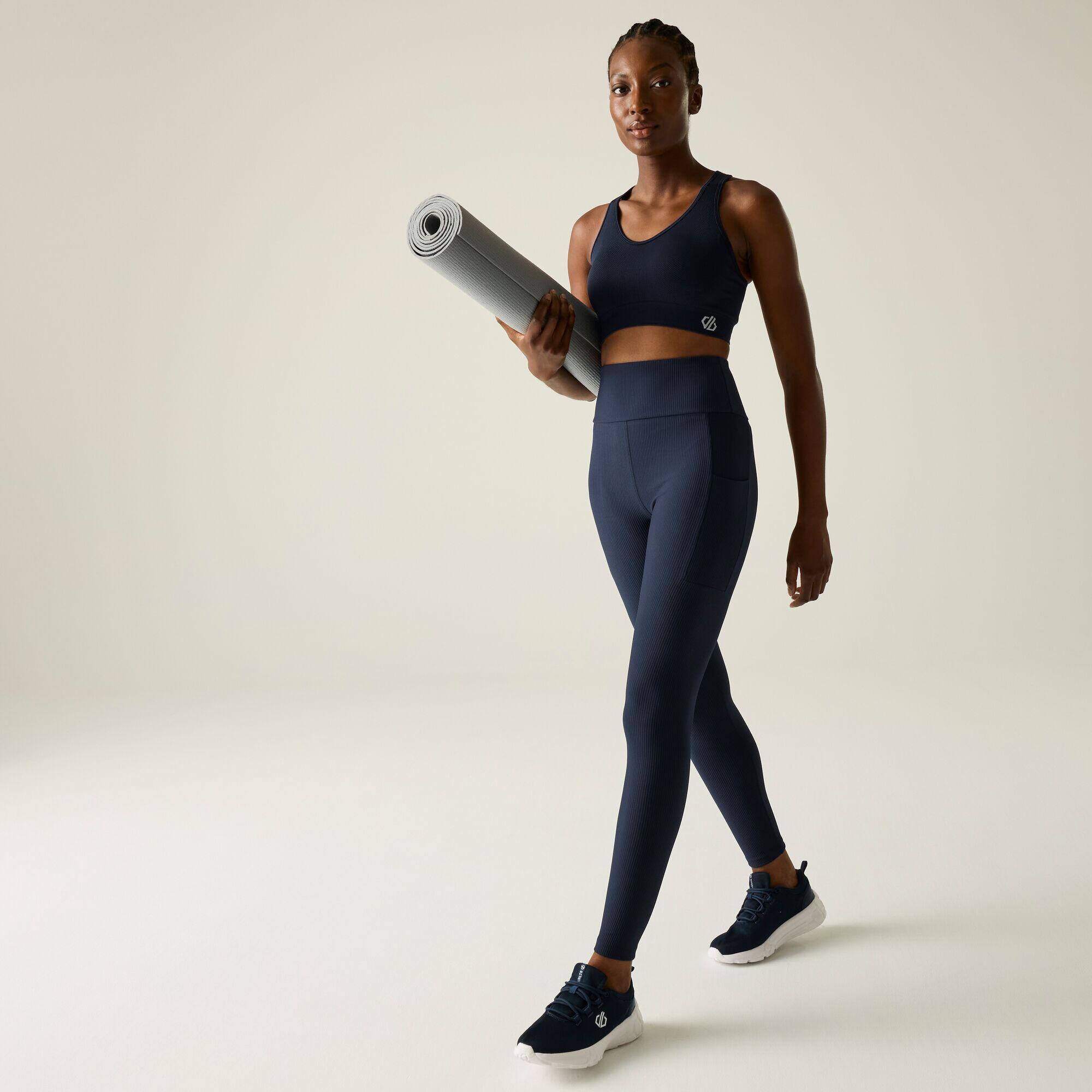 Dames Hustle geribbelde legging 6/7
