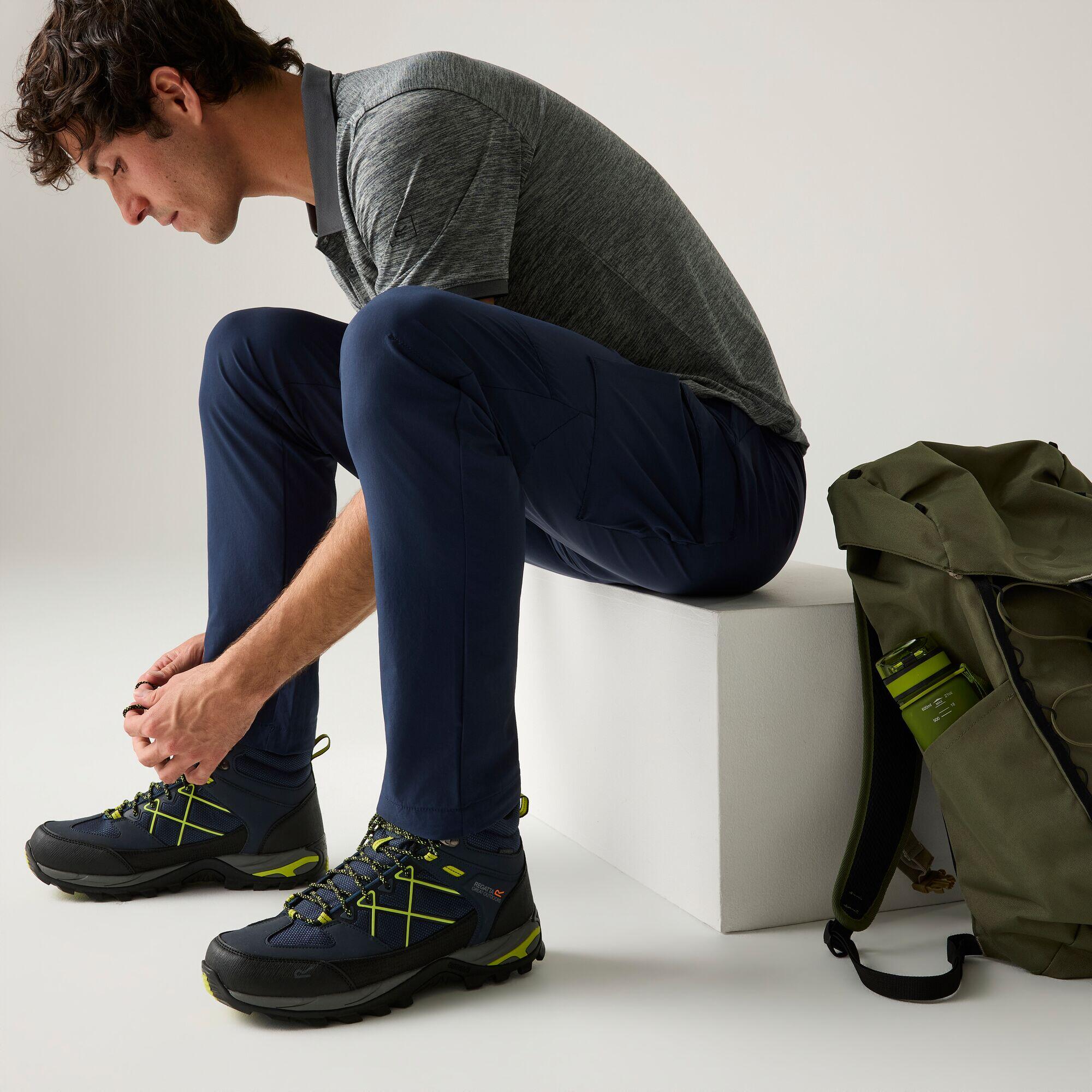 Mens Anti-Insect Travel Light Cargo Trousers 3/7
