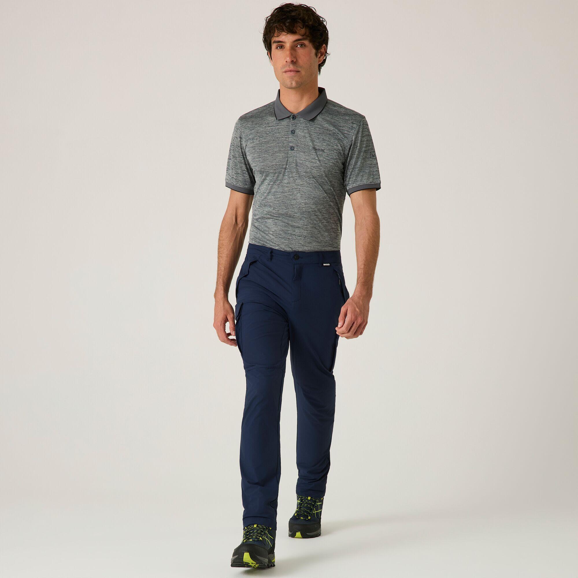 Mens Anti-Insect Travel Light Cargo Trousers 5/7