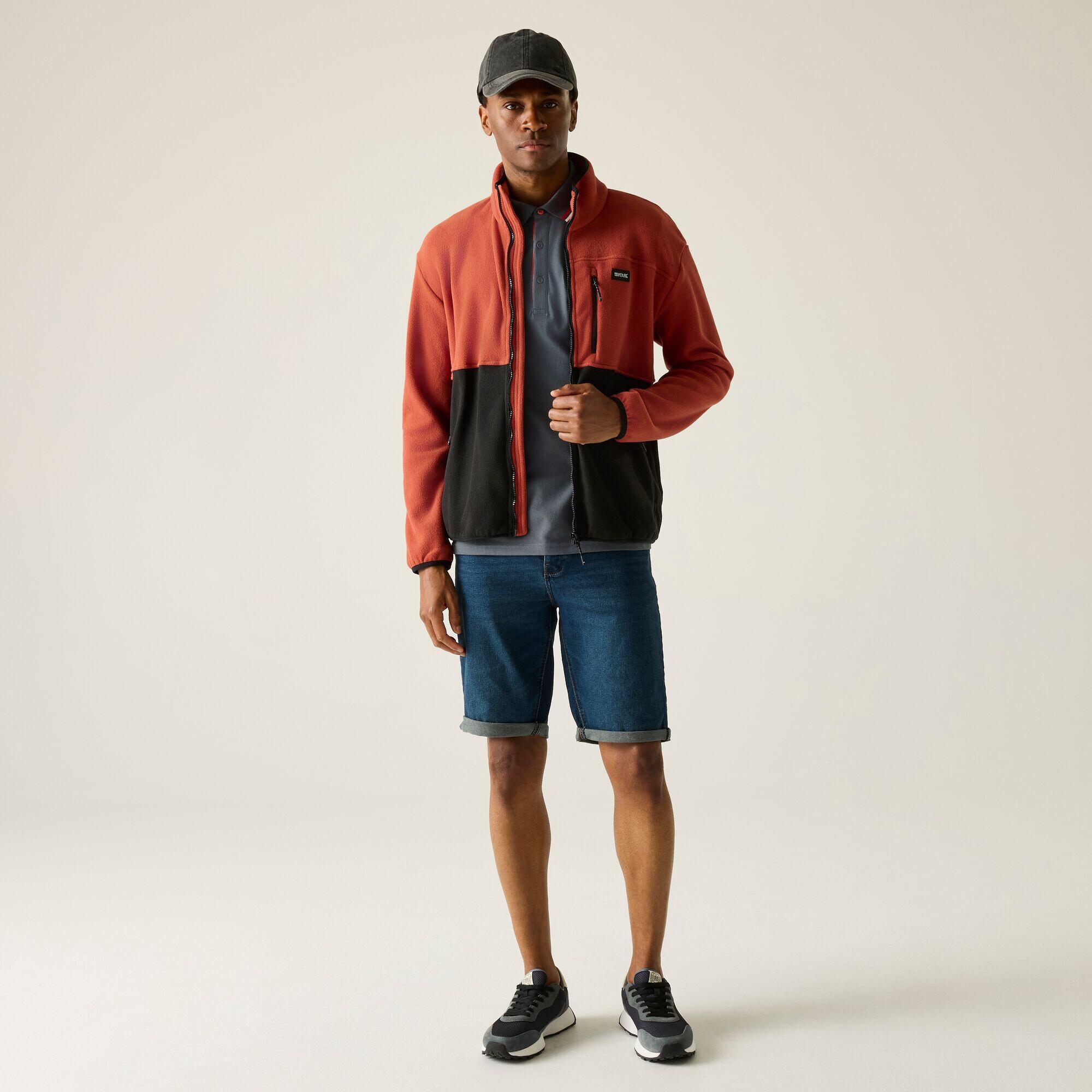 Polaire zippée intégrale Frankie pour homme, color block 3/7