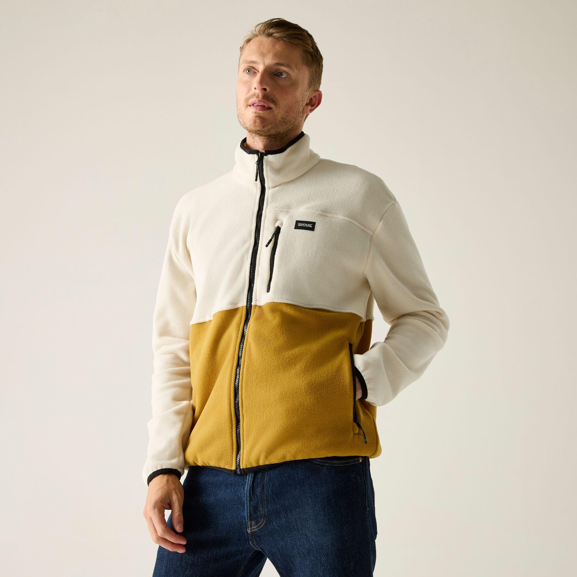 Polaire zippée intégrale Frankie pour homme, color block 3/7