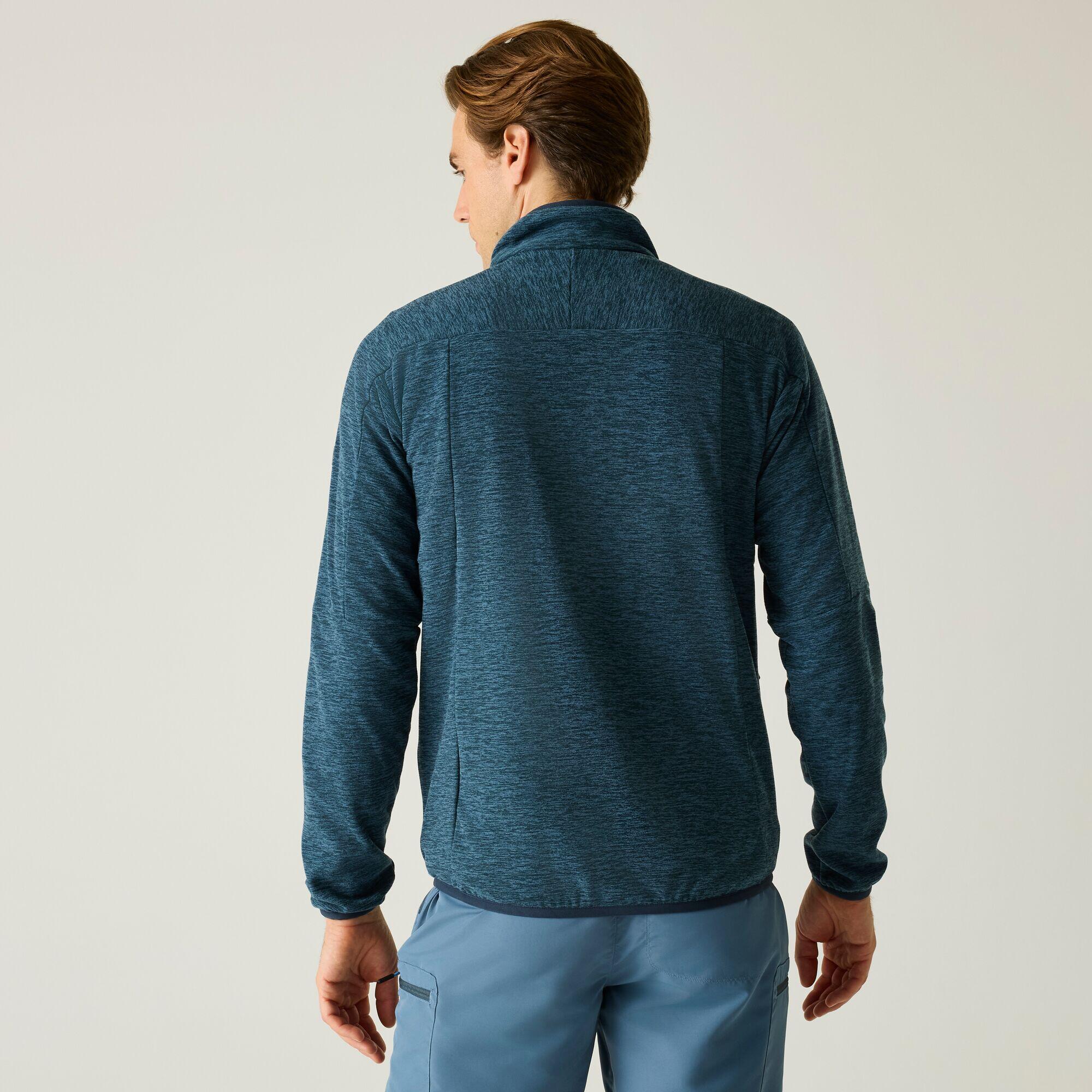 Scaris Herren-Fleece mit durchgehendem Reißverschluss, meliert 2/7