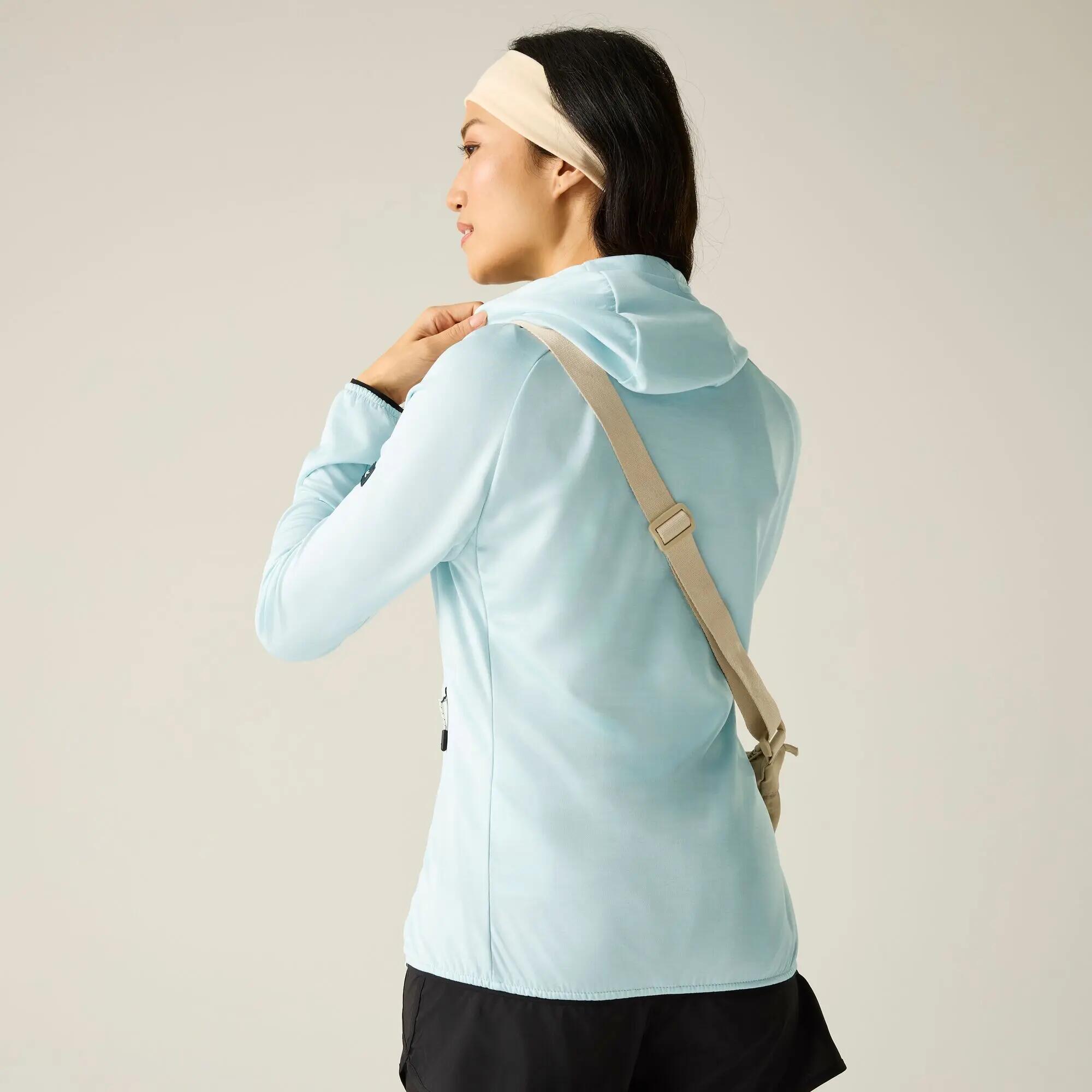 Veste intermédiaire extensible à capuche zippée intégrale Ferna Marl pour femme 2/7