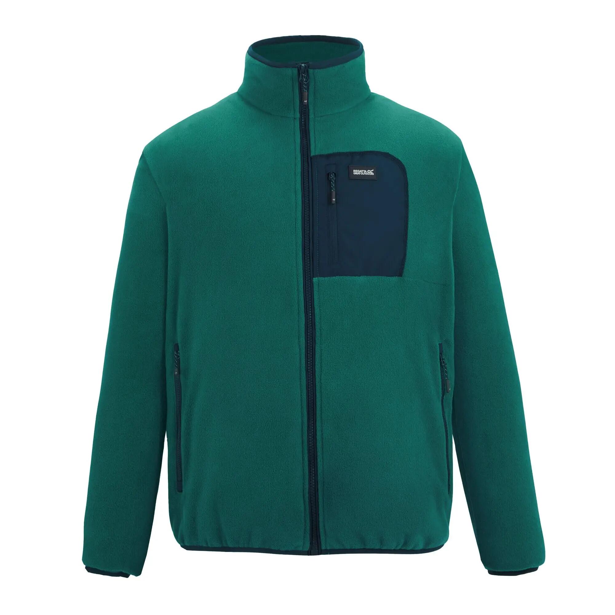 Frankie fleece fleece voor heren met volledige ritssluiting 5/7