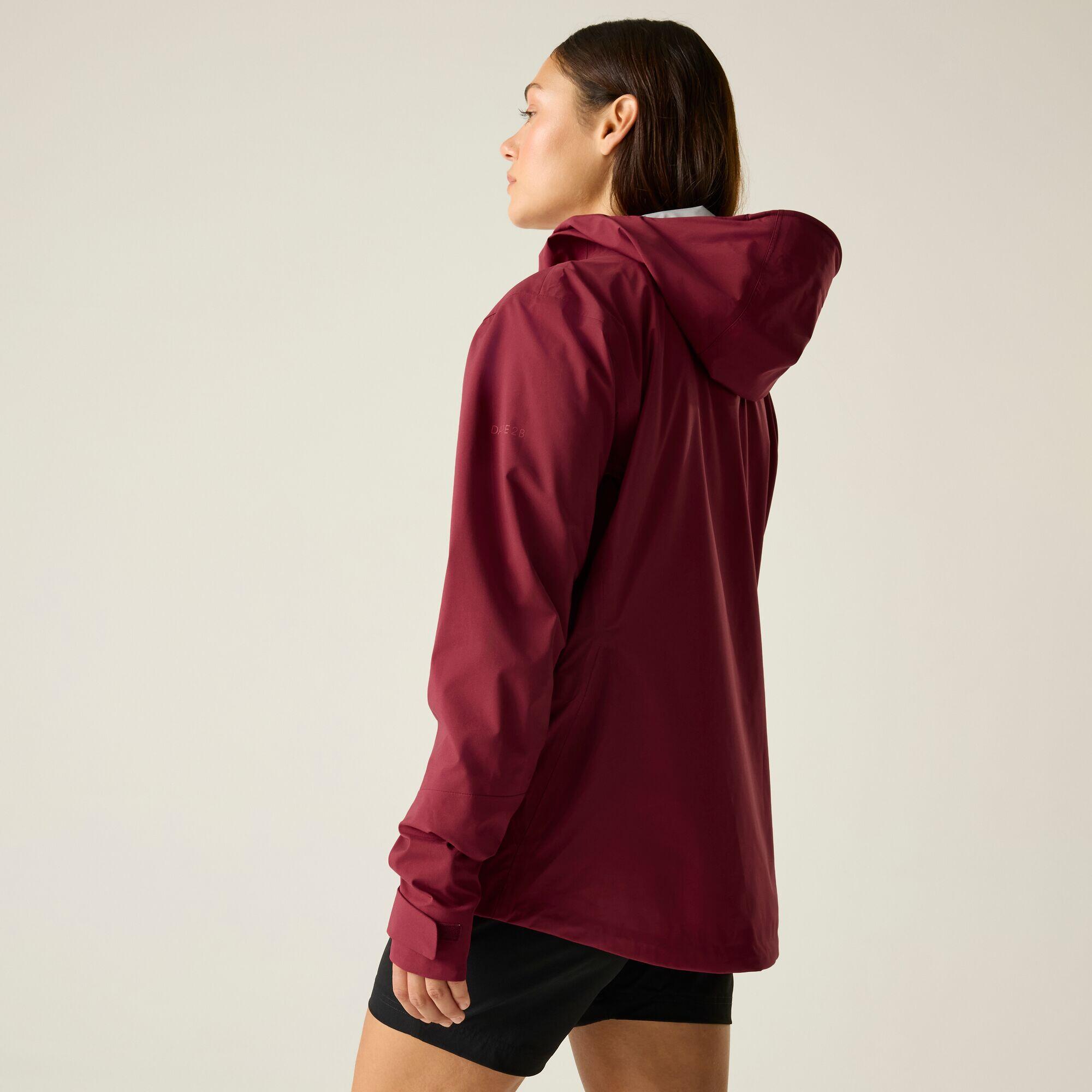 Veste de randonnée imperméable légère à capuche Haik 3 couches pour femme 2/7