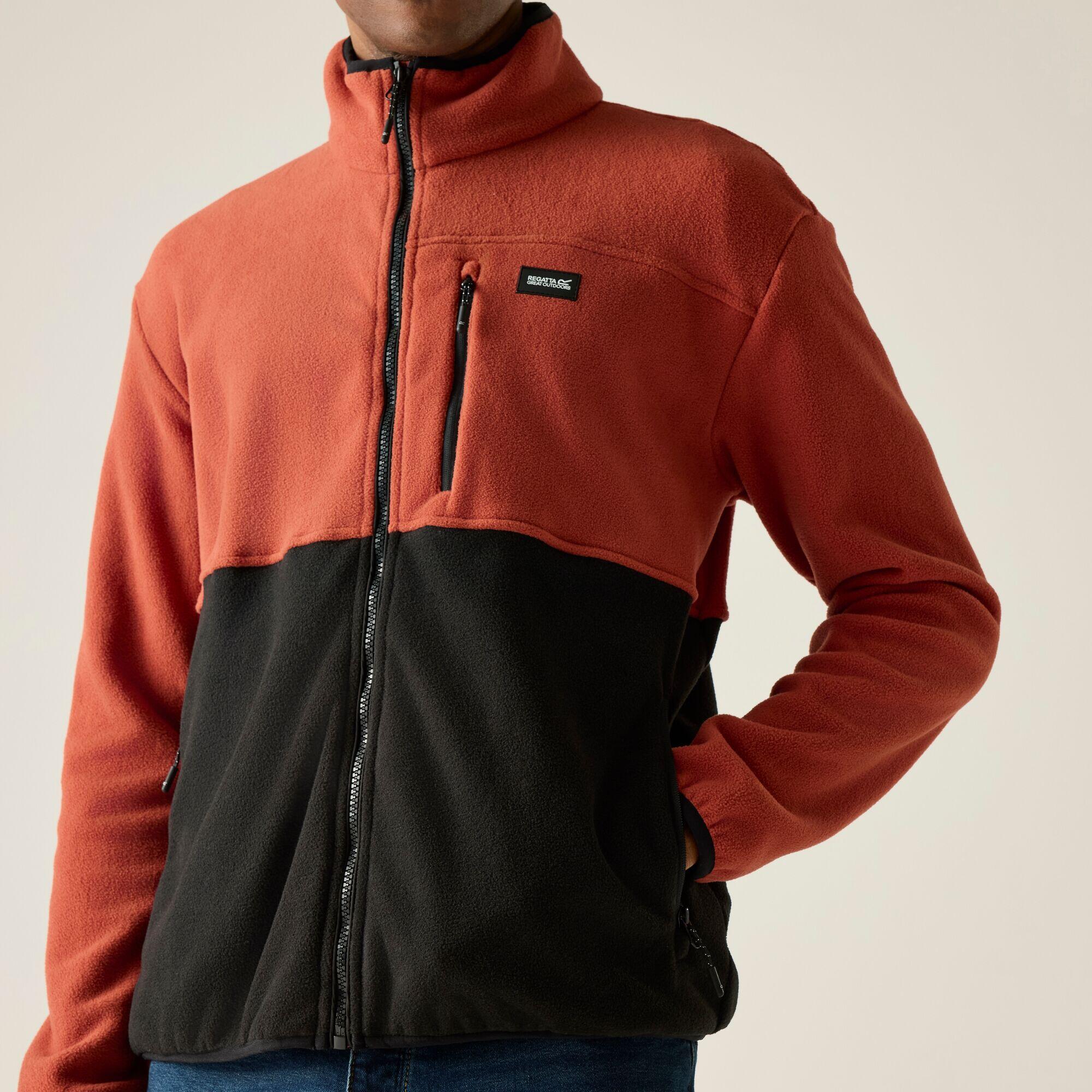 Polaire zippée intégrale Frankie pour homme, color block 4/7