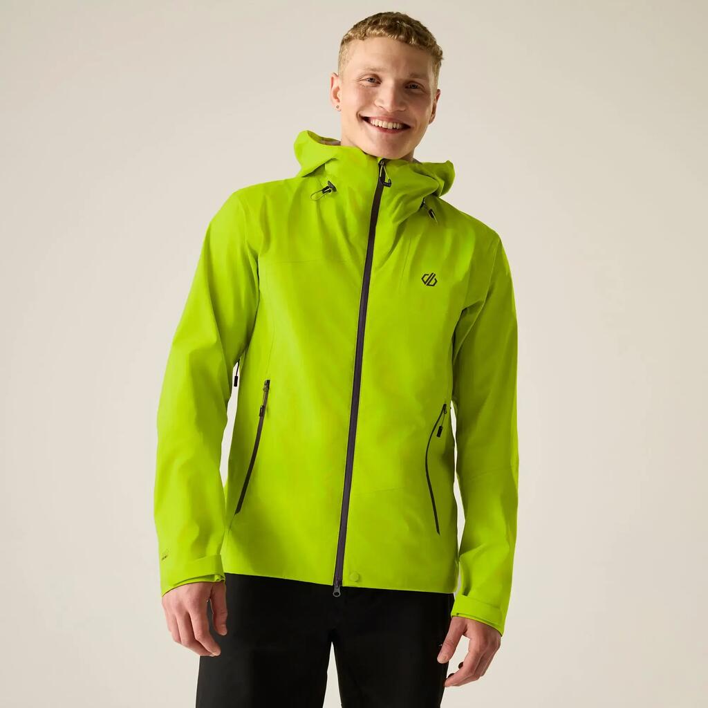 Mens Apex 3 Layer Hooded Hiking Waterproof Jacket