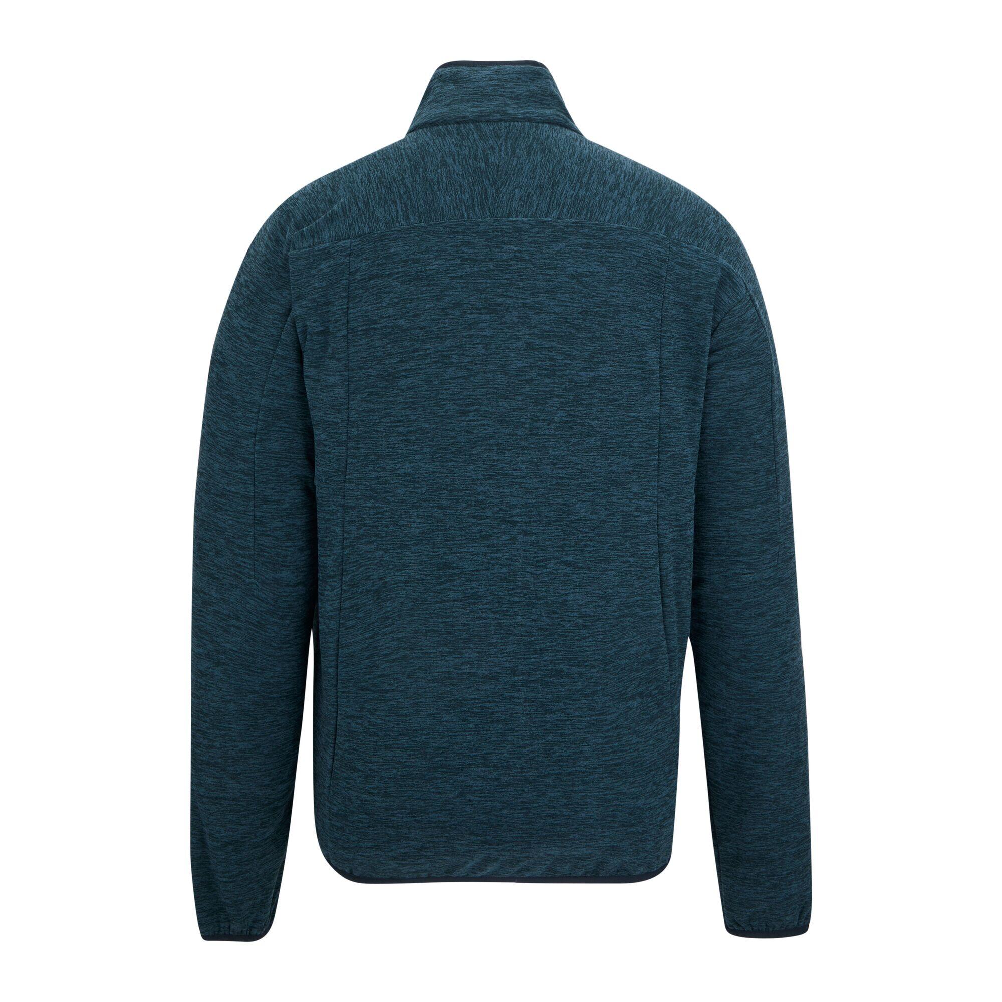 Scaris Herren-Fleece mit durchgehendem Reißverschluss, meliert 6/7