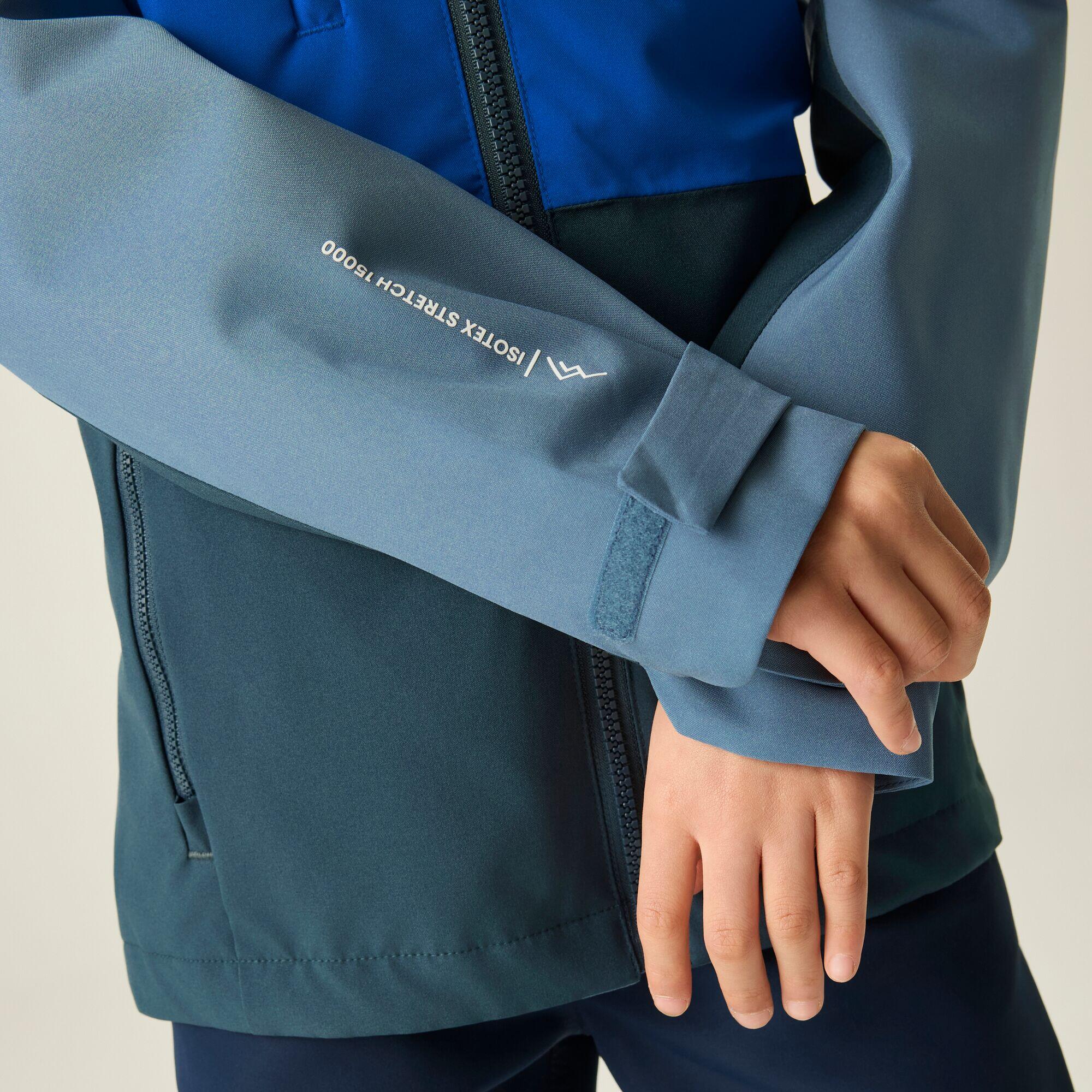 Chaqueta impermeable con capucha y paneles Highton para niños 4/7