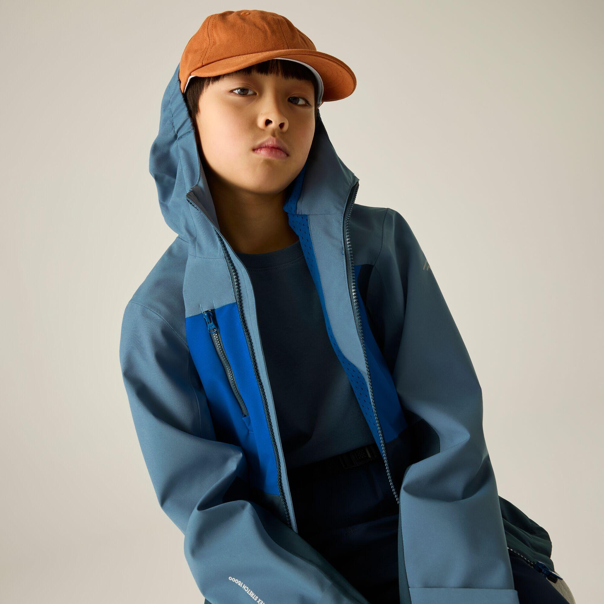 Kids Highton Panelled Hooded Waterproof Jacket 6/7