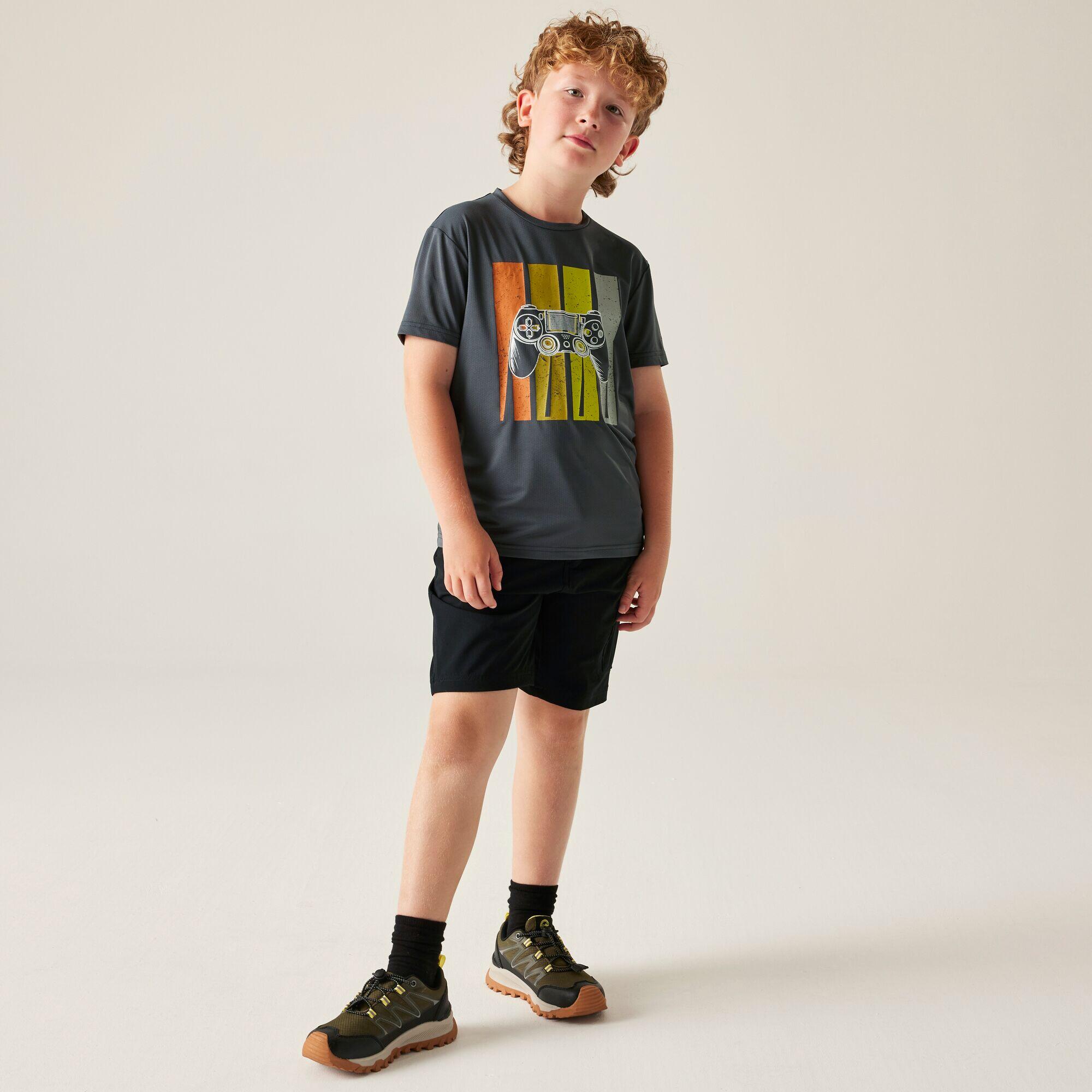 Kinder Amuse III T-shirt met korte mouwen en mesh-print 3/7