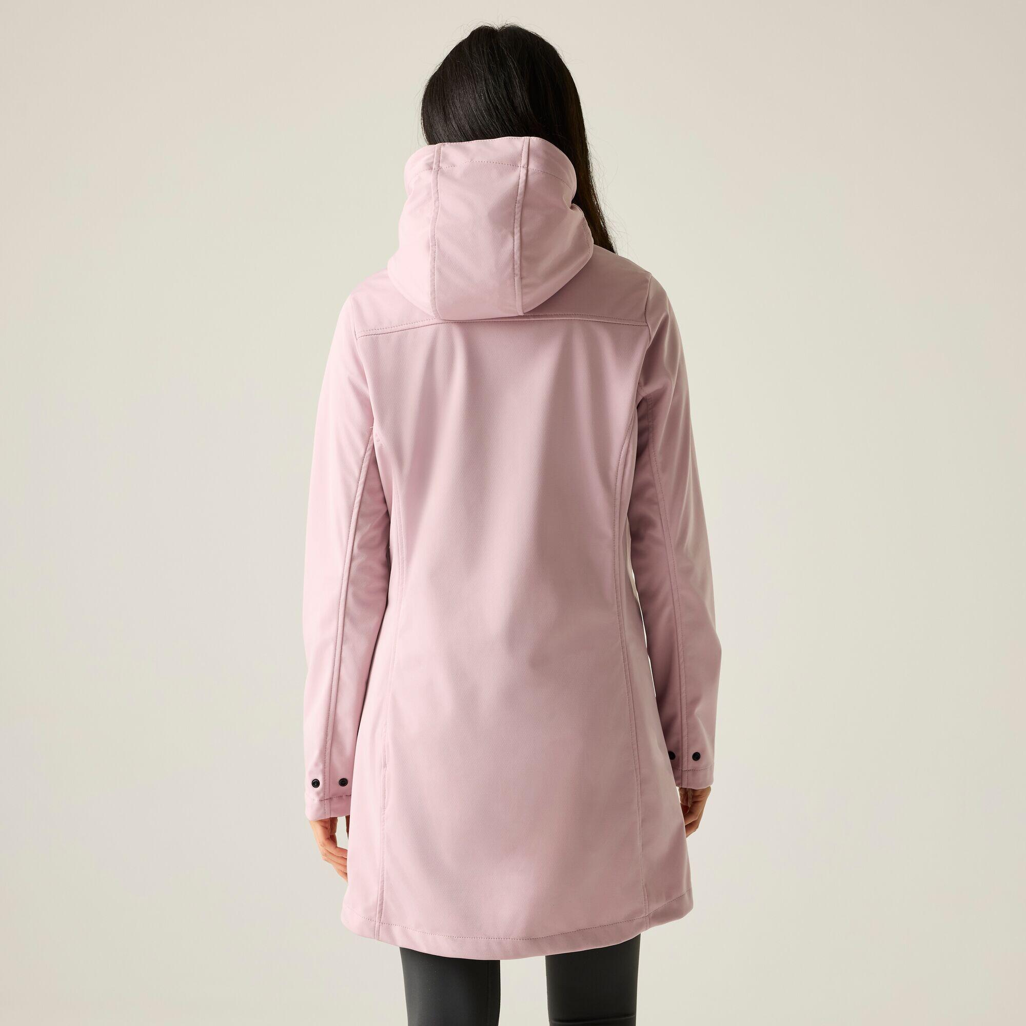 Giacca softshell con cappuccio e lunga idrorepellente Carisbrooke da donna 2/7