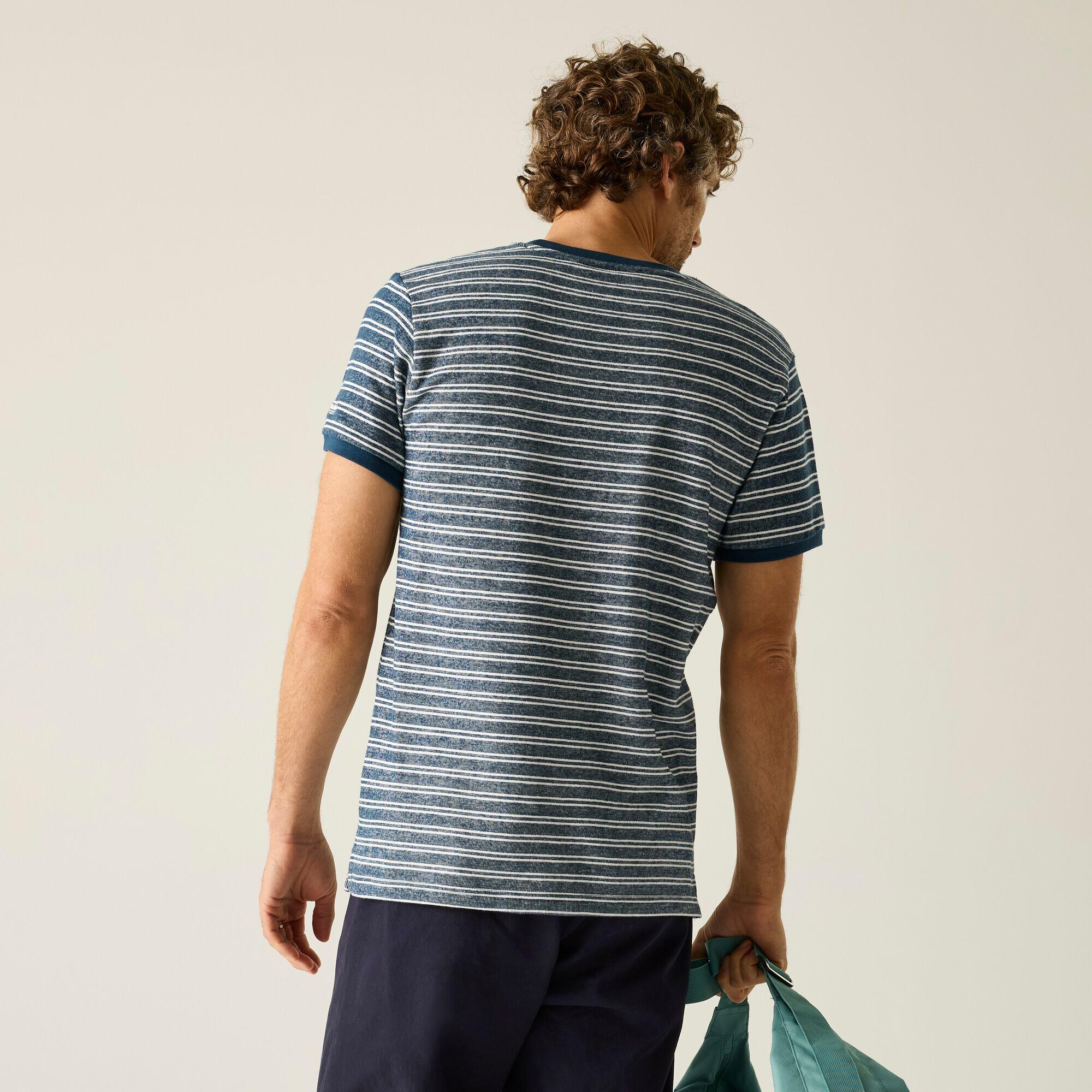 T-shirt à manches courtes rayé Benlin pour homme 2/7