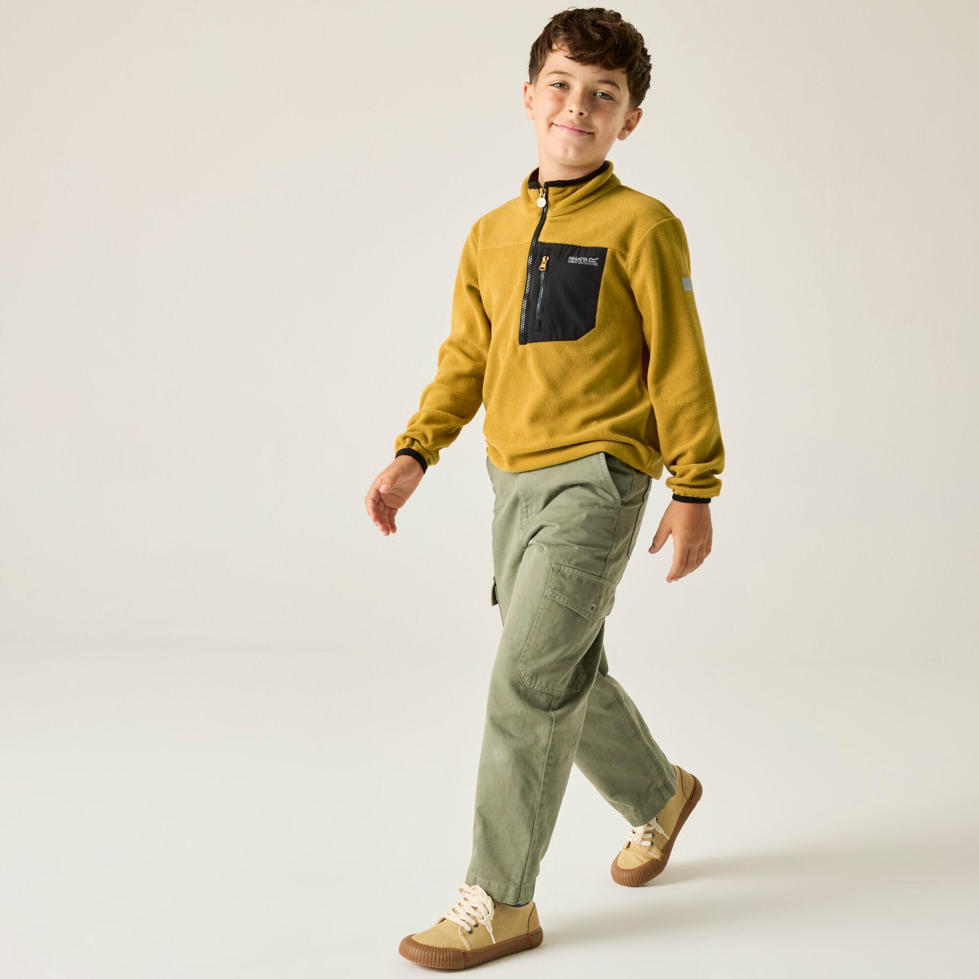 Kinderfleece met halve rits Frankie 3/4