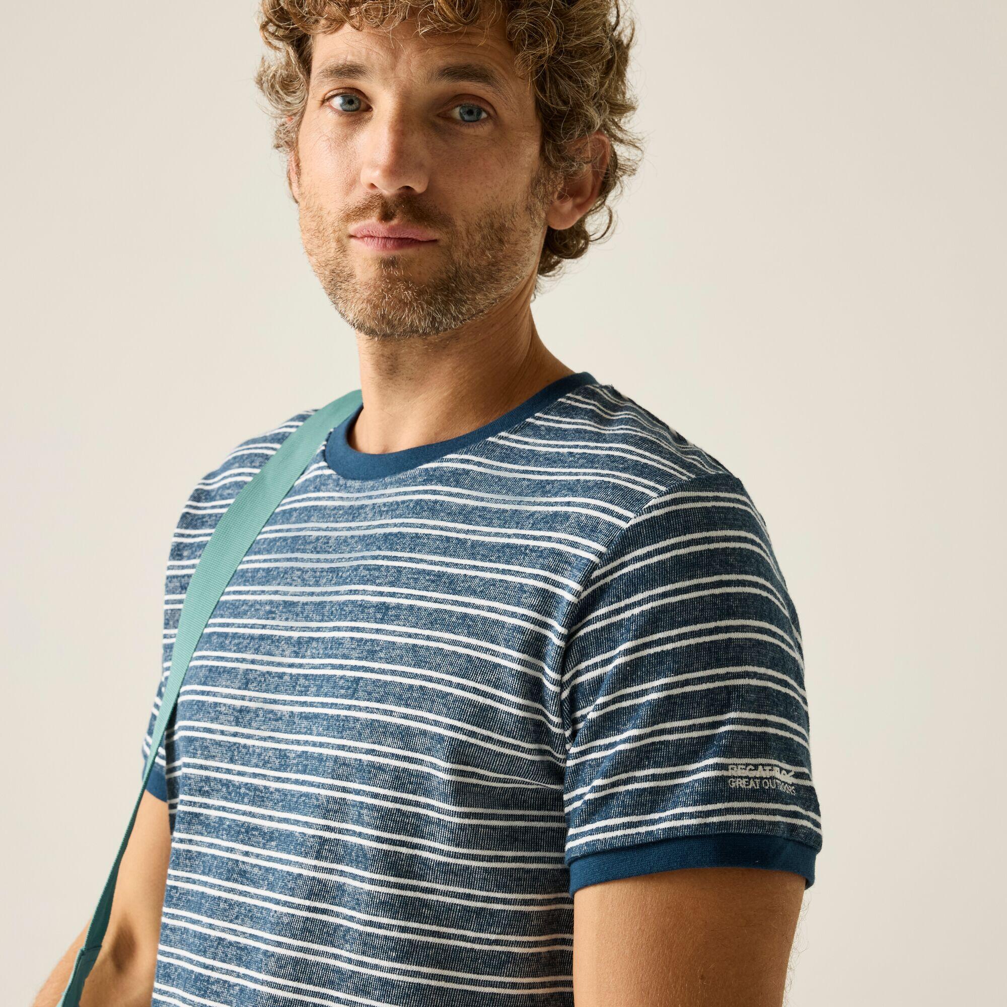 T-shirt à manches courtes rayé Benlin pour homme 4/7