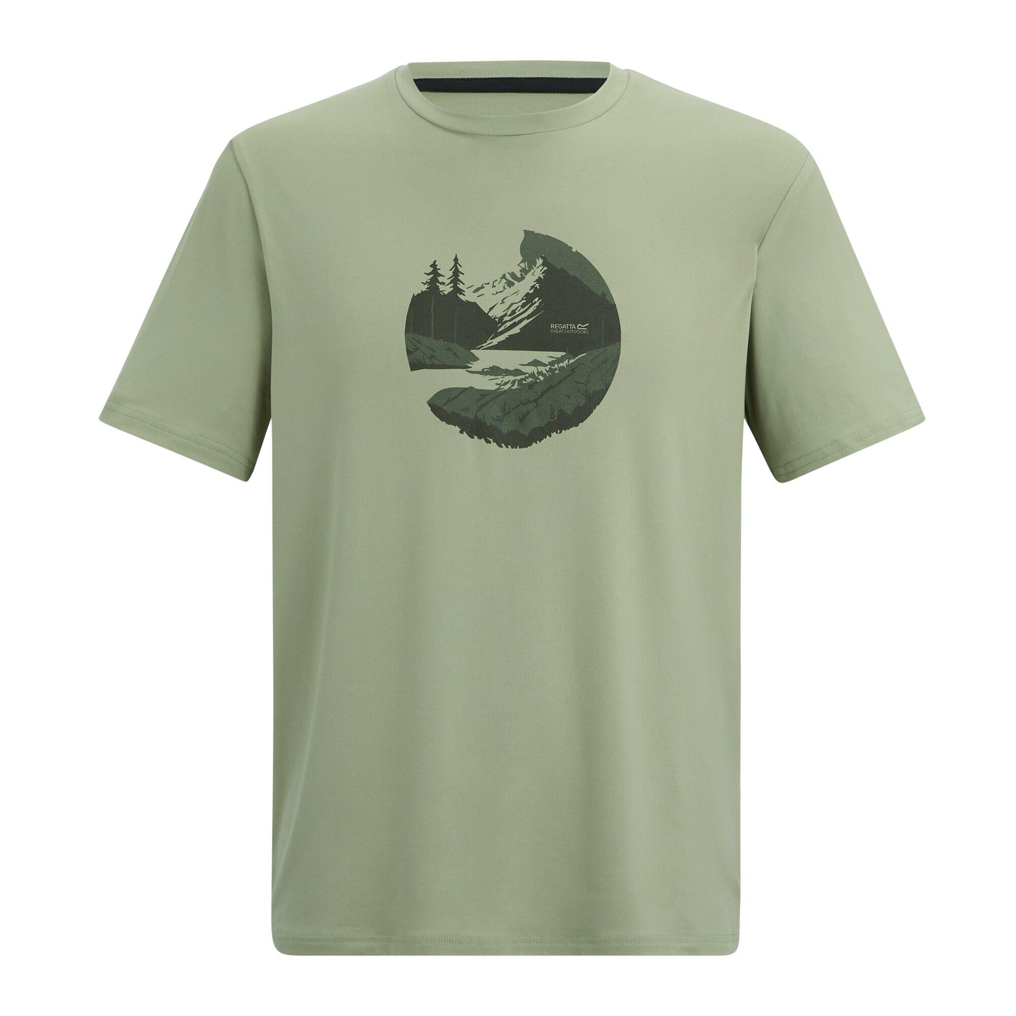 Herren Fingal Stretch Kurzarm-T-Shirt mit Grafik 5/7