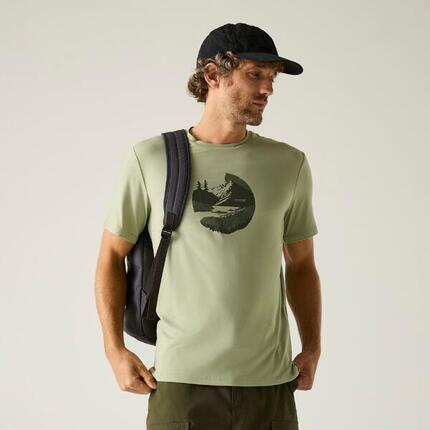 T-shirt graphique extensible à manches courtes Fingal pour homme