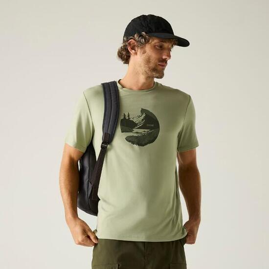 T-shirt graphique extensible à manches courtes Fingal pour homme