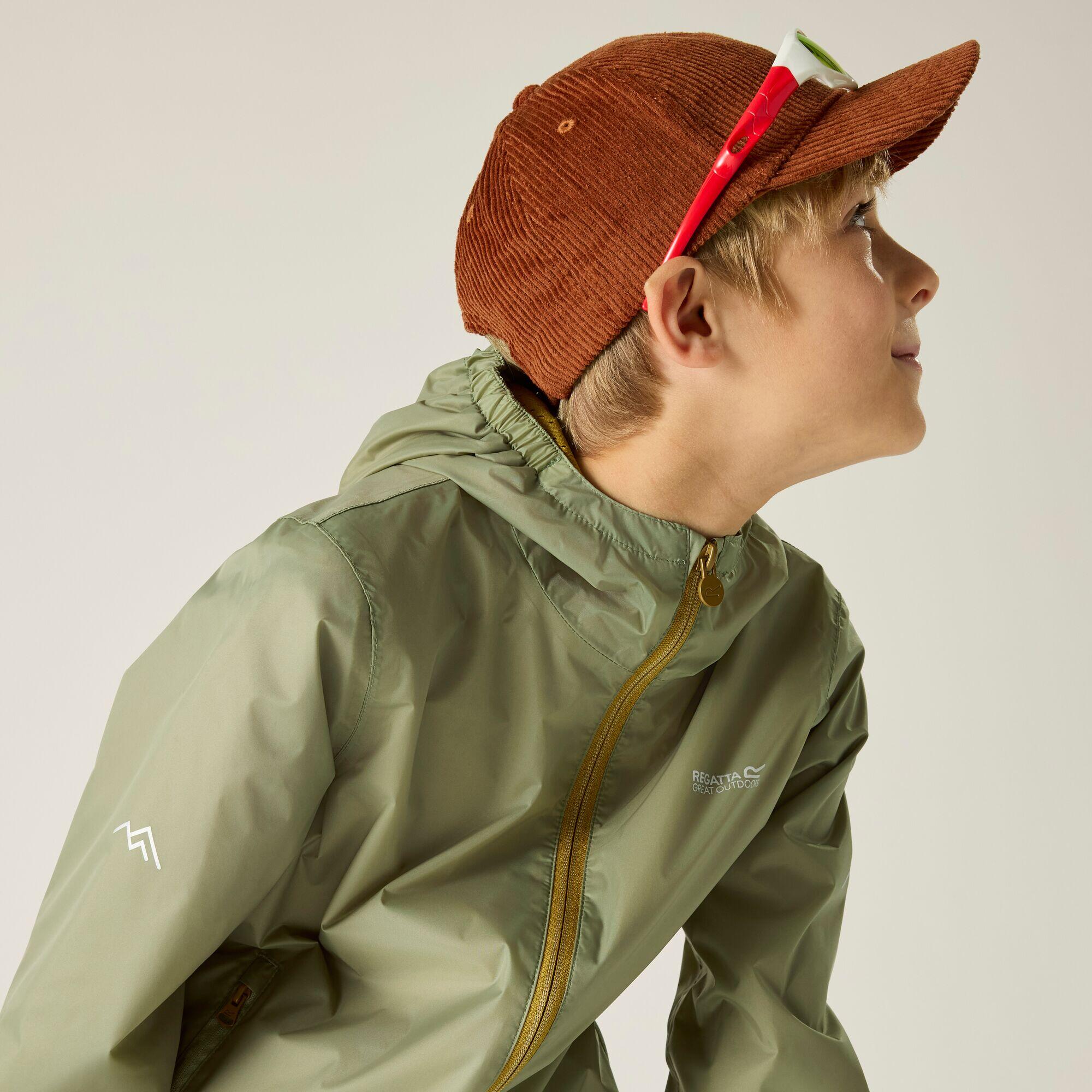 Kinder Lever Kapuzen Regenjacke 4/7