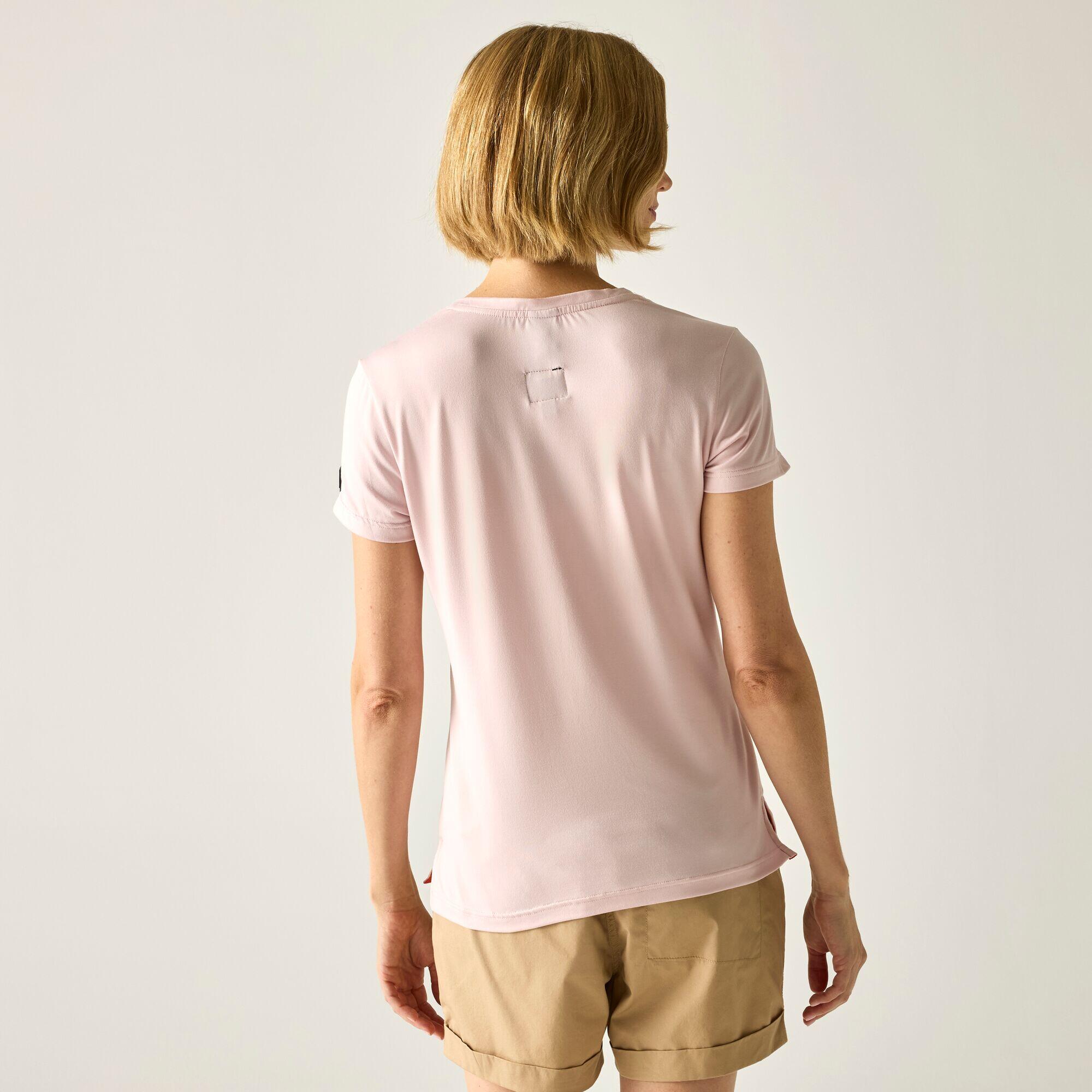 T-shirt à manches courtes et col en V Elkie pour femme 2/7