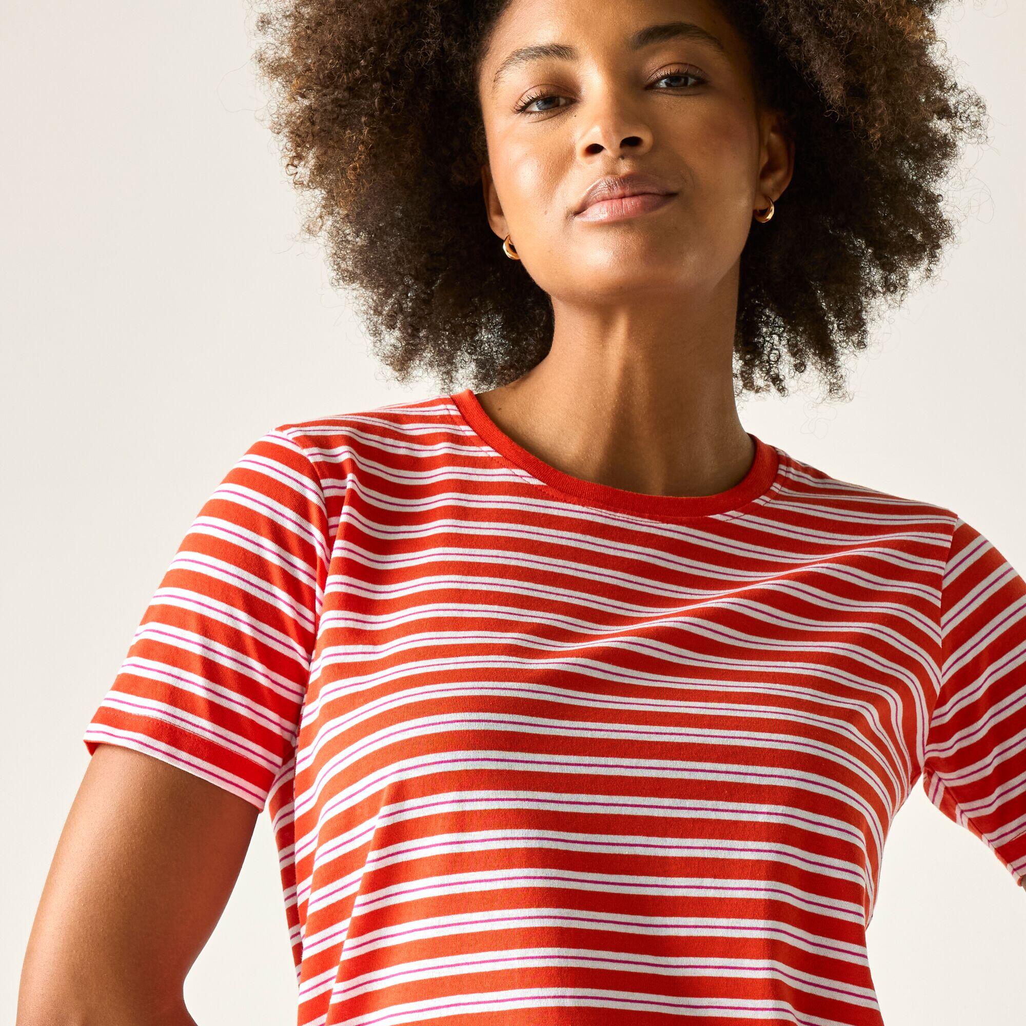 Womens Bayletta Short Sleeved Stripe T-Shirt 5/7