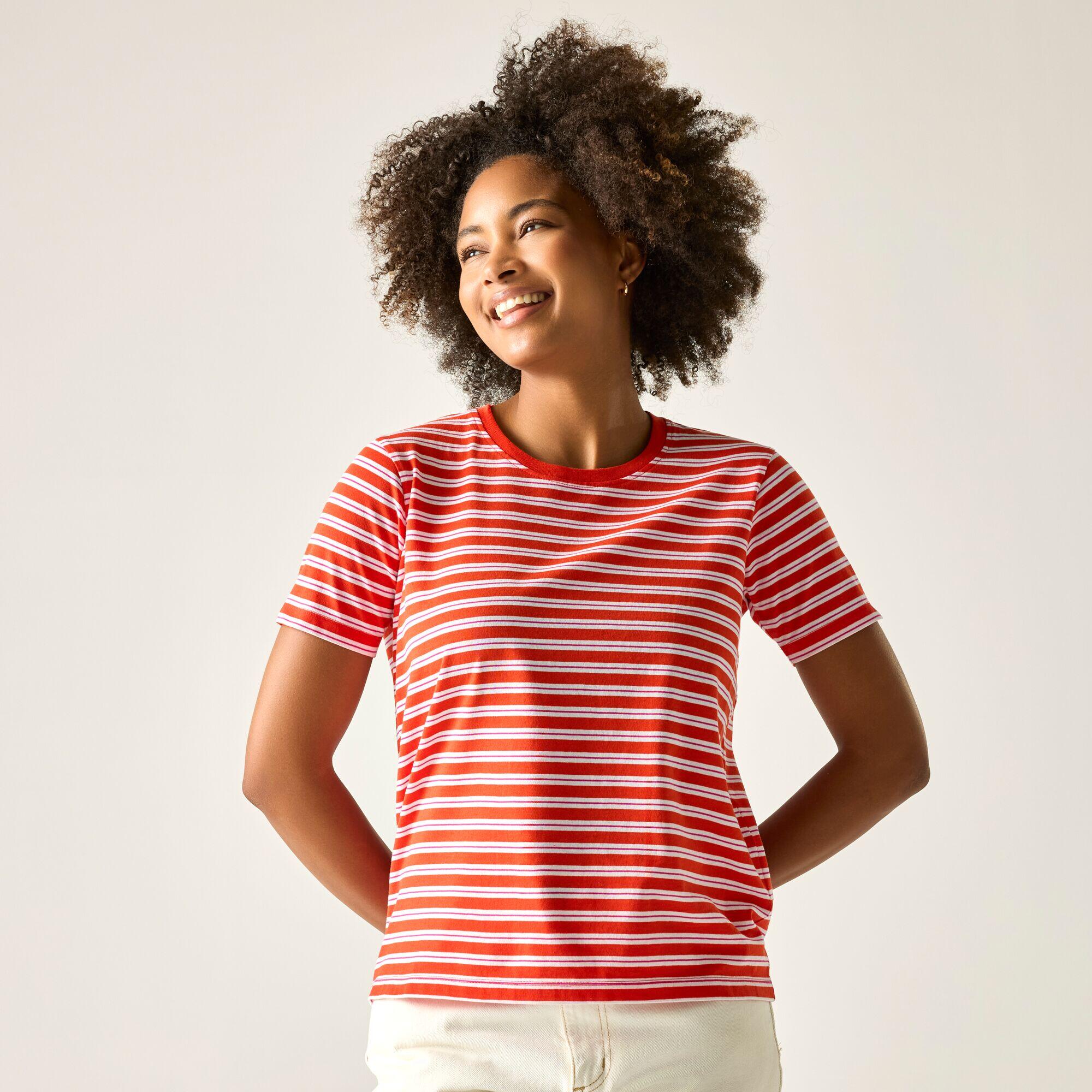 Womens Bayletta Short Sleeved Stripe T-Shirt 4/7