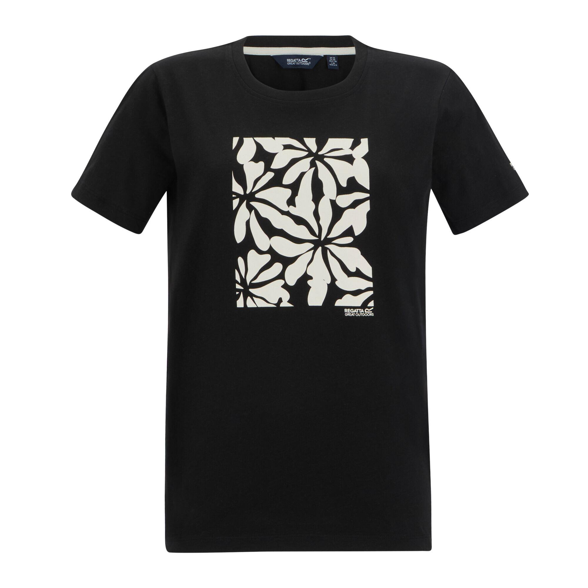 Damen Filandra IX Kurzarm-T-Shirt mit Grafikprint 6/7