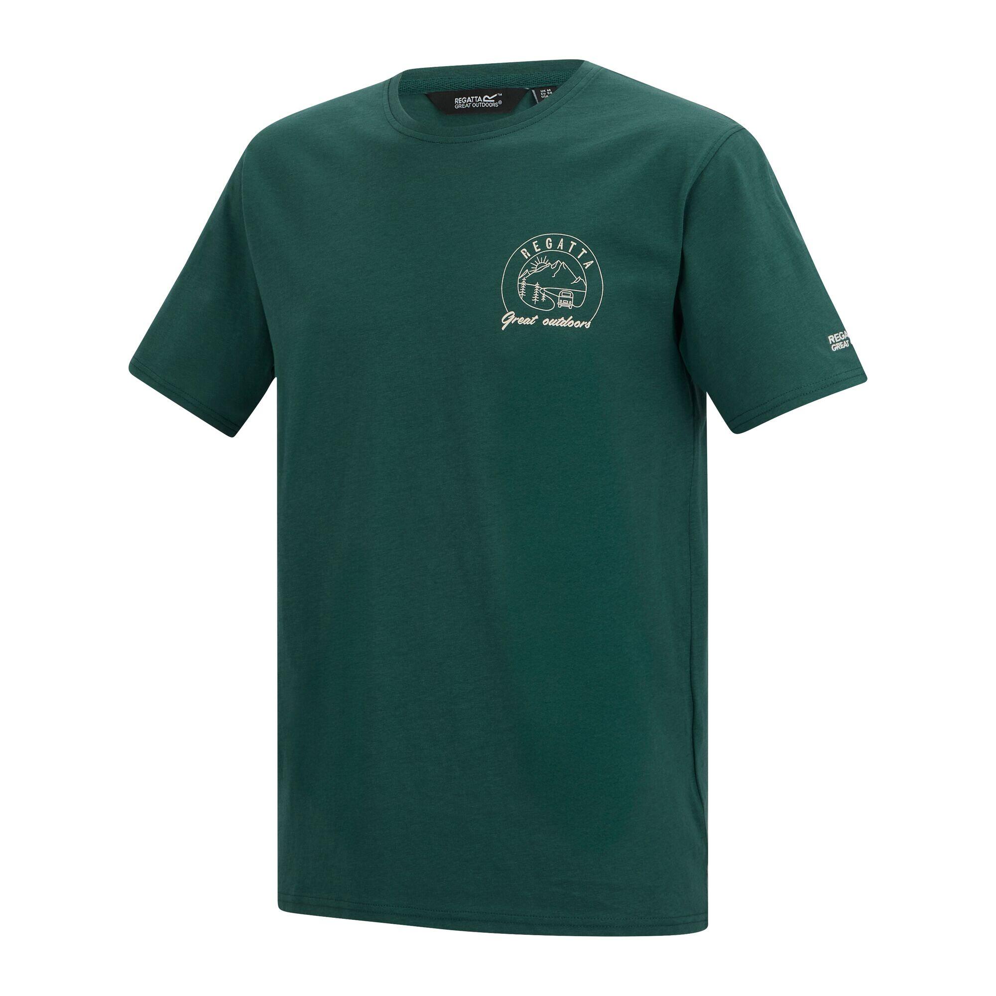Cline IX T-shirt met korte mouwen en grafische print voor heren 7/7