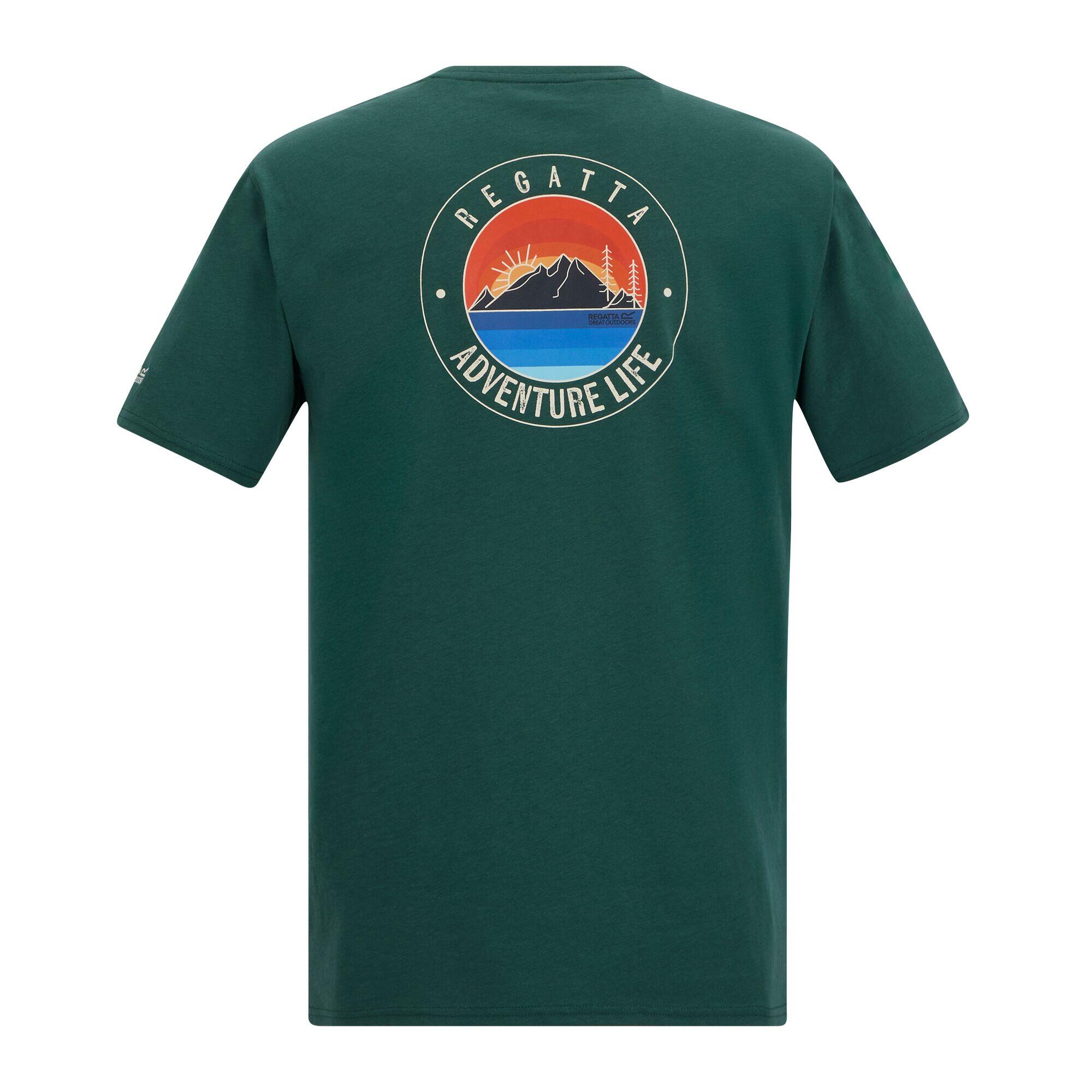 Cline IX T-shirt met korte mouwen en grafische print voor heren 6/7