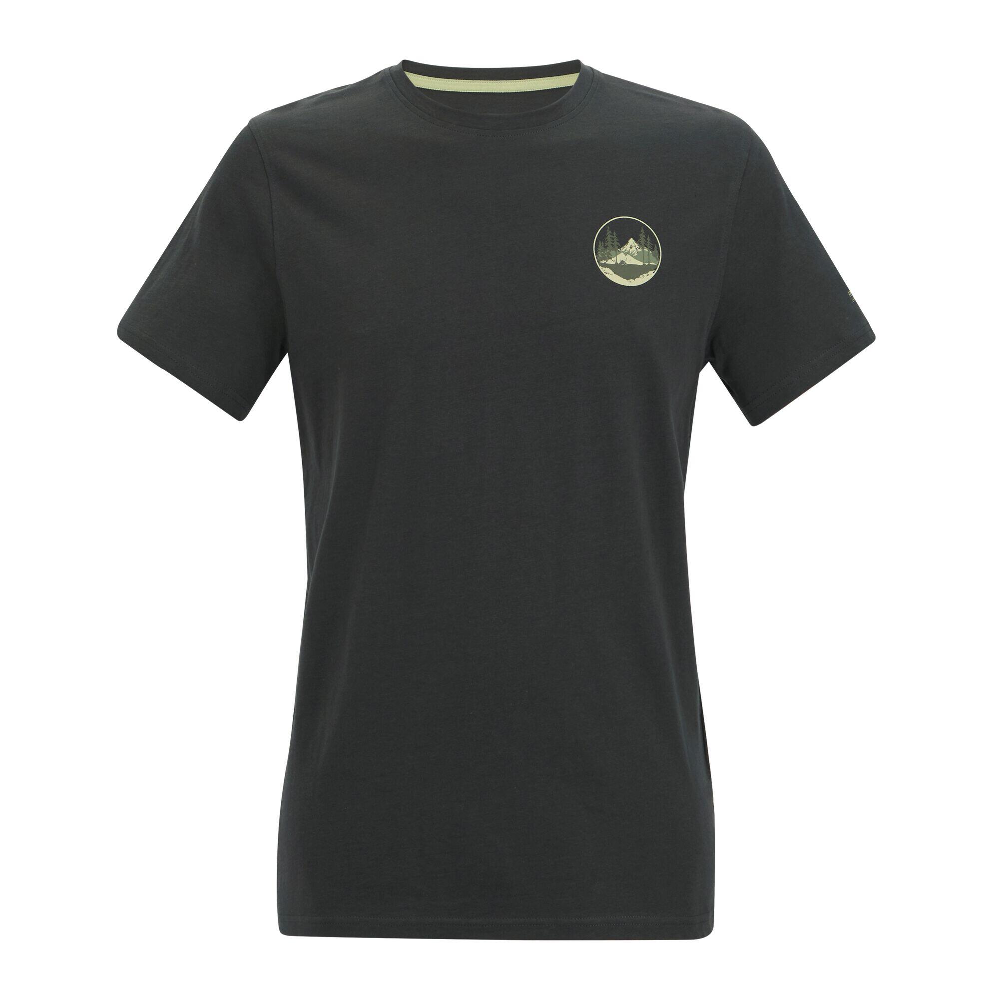 Heren T-shirt met korte mouwen en grafische print, ademend en luchtig. 5/7
