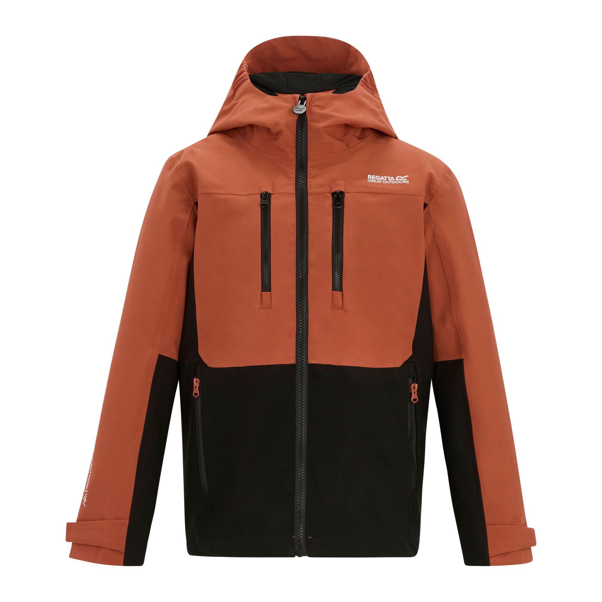 Veste imperméable à capuche à panneaux Highton pour enfants 6/7