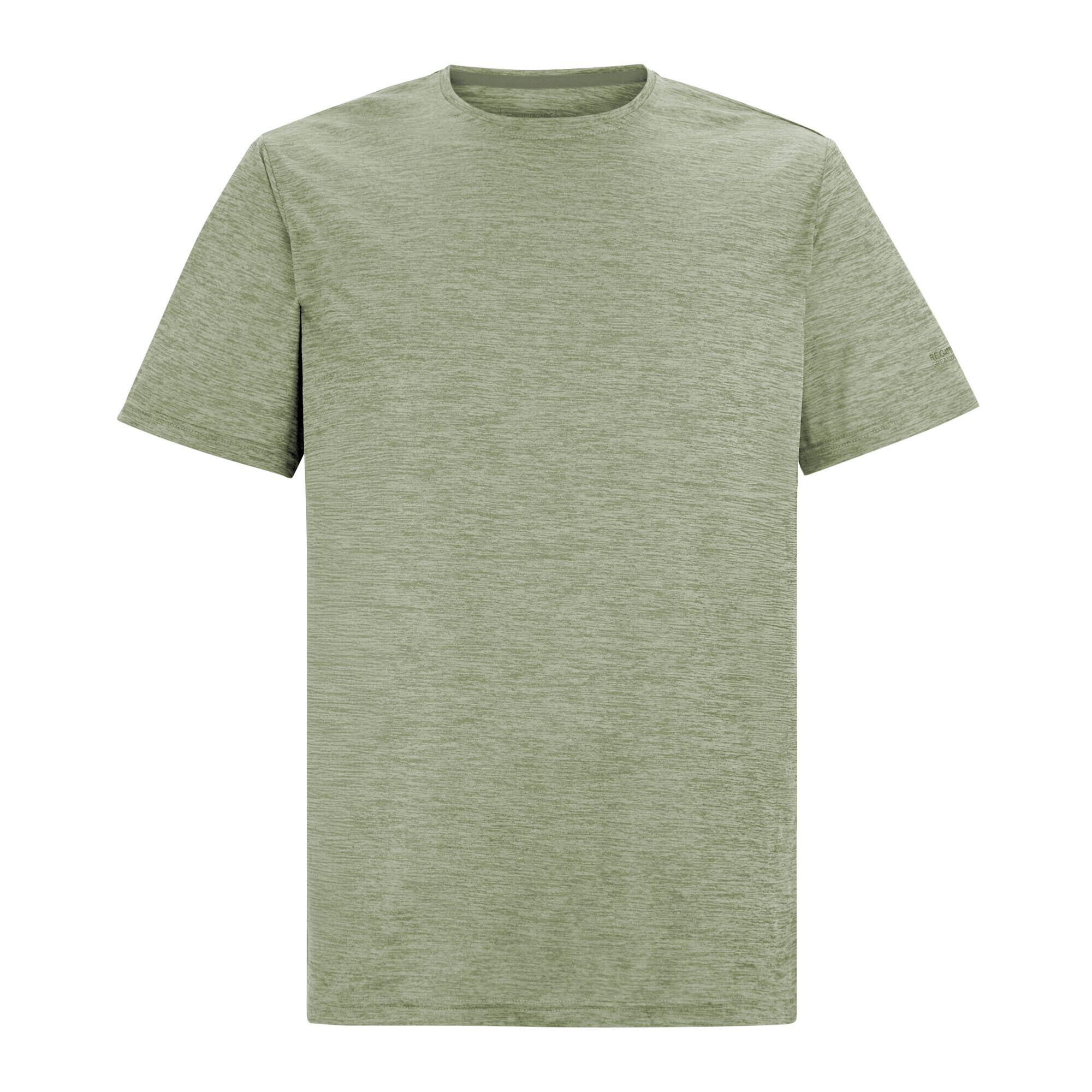 Herren Fingal Edition Kurzarm-T-Shirt in Melange-Optik 5/7