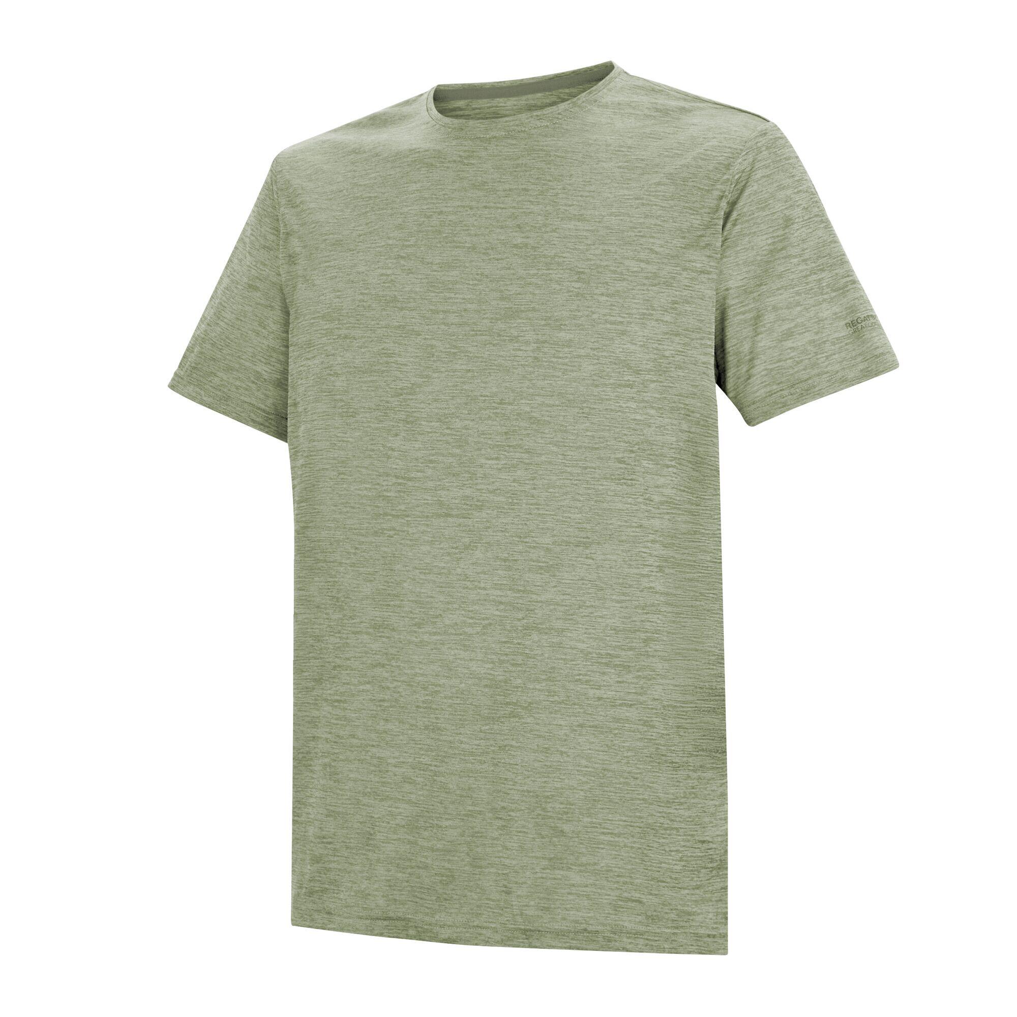 Herren Fingal Edition Kurzarm-T-Shirt in Melange-Optik 7/7