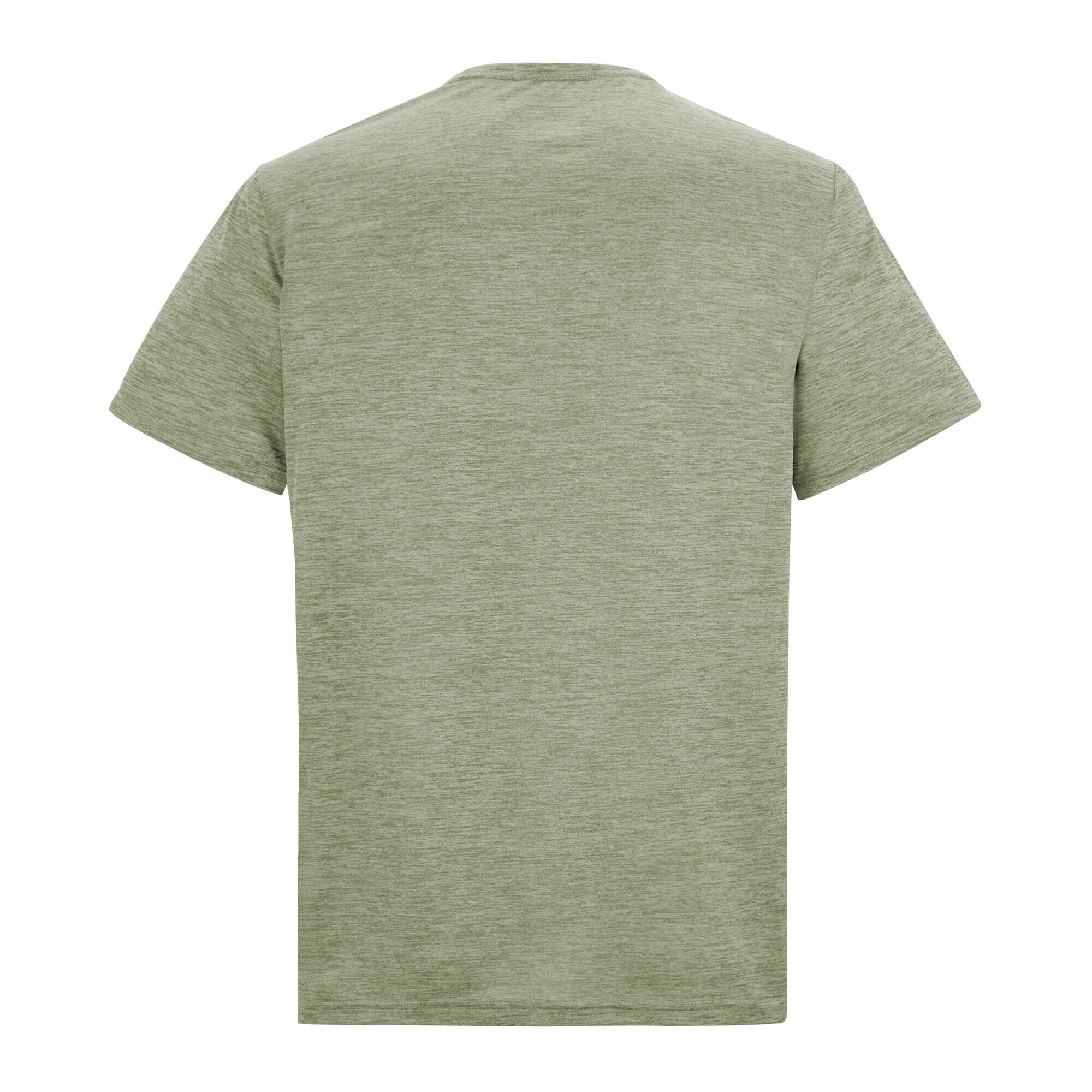 Herren Fingal Edition Kurzarm-T-Shirt in Melange-Optik 6/7