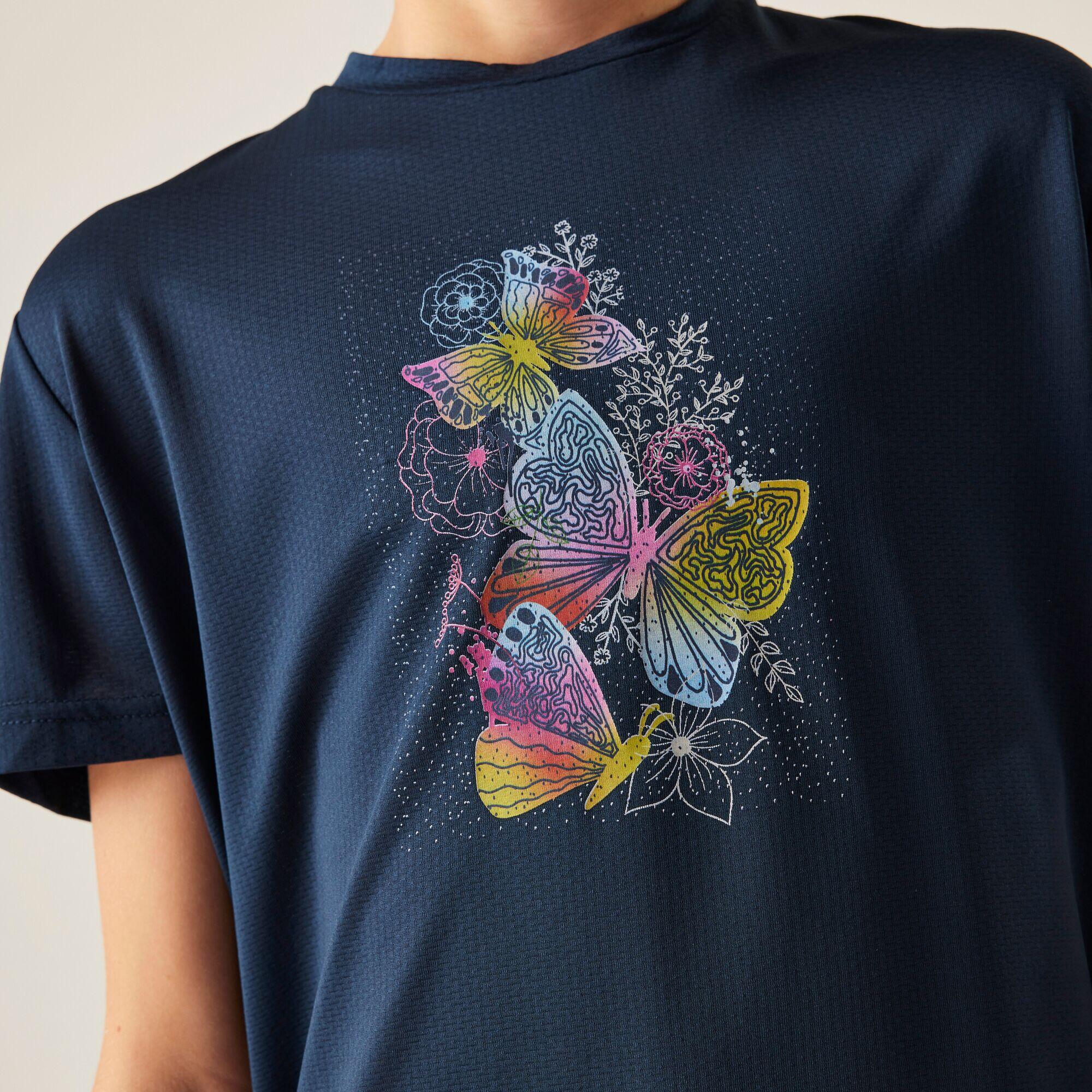 T-shirt graphique amusant et léger à manches courtes pour enfants 4/7