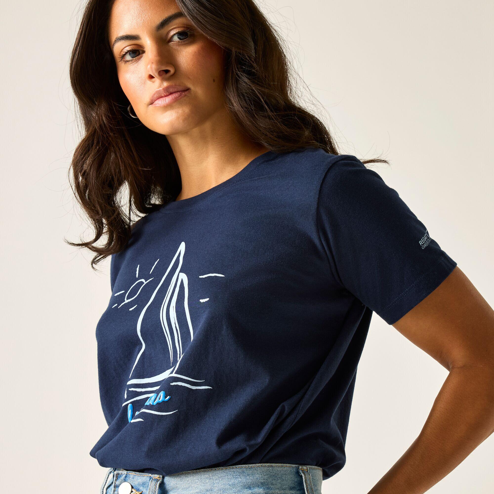 T-shirt graphique à manches courtes Filandra IX pour femmes 4/7