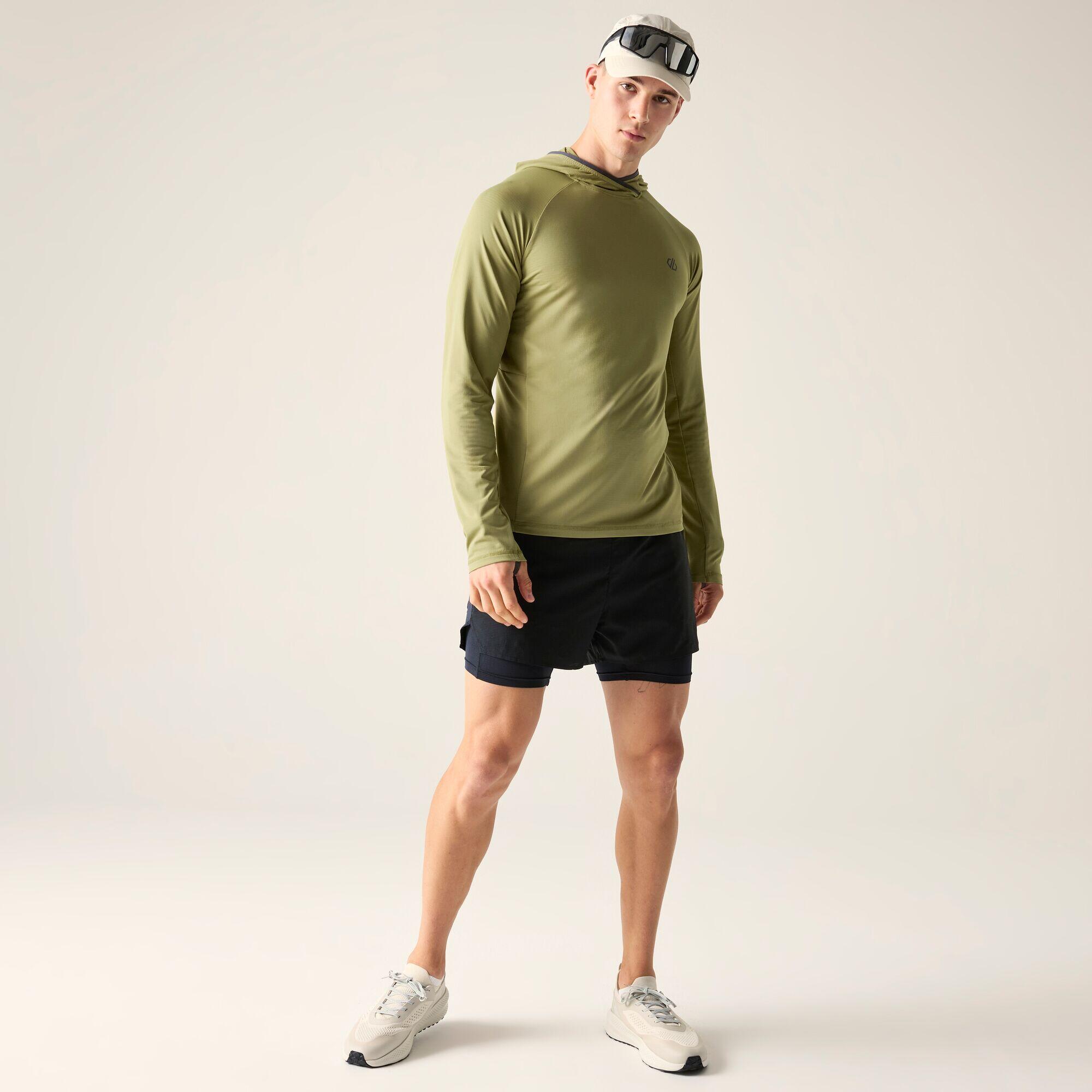 Mens Mens Sprint City Running Hooded Midlayer 3/7
