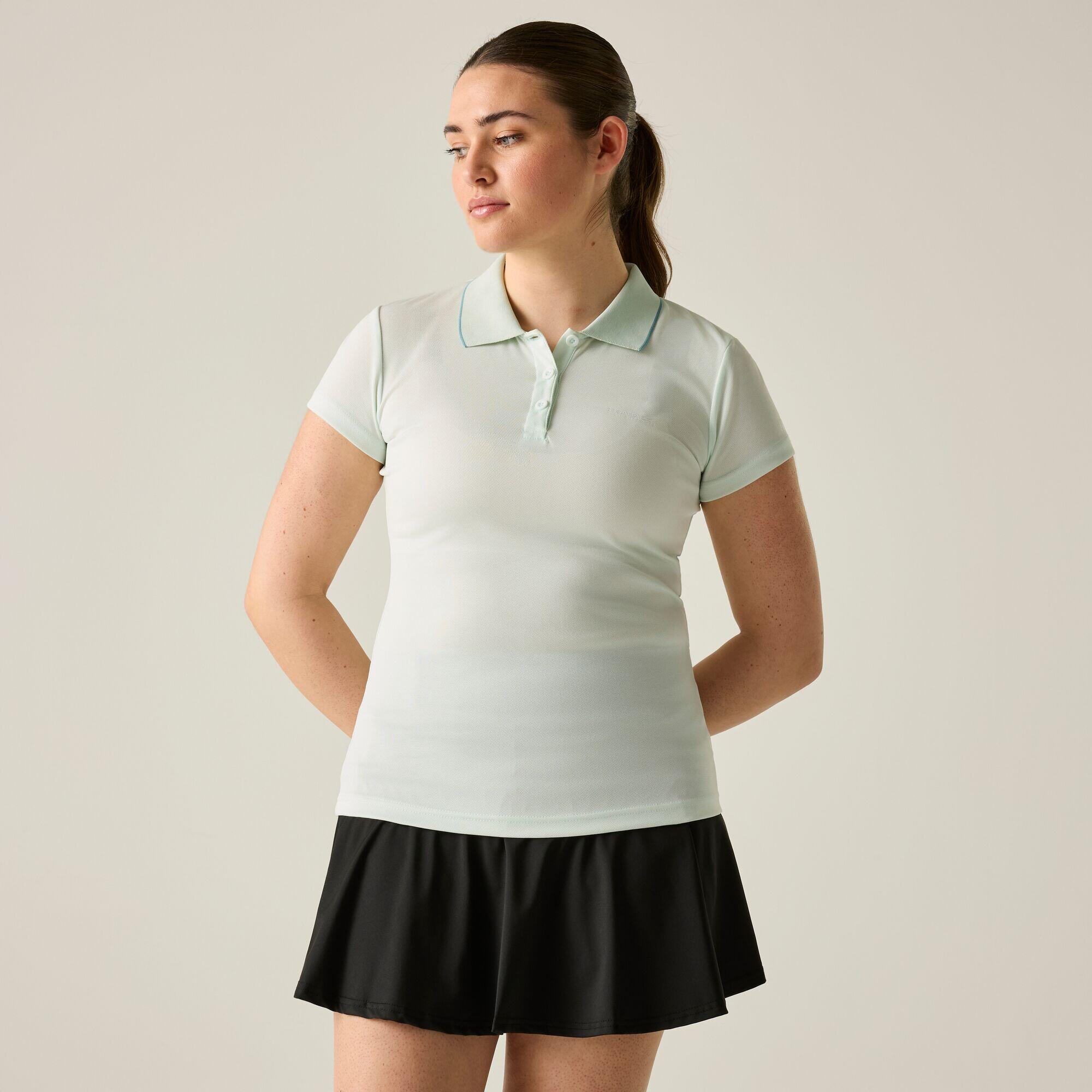 Womens Maverick V Tipped Logo Polo 2/7