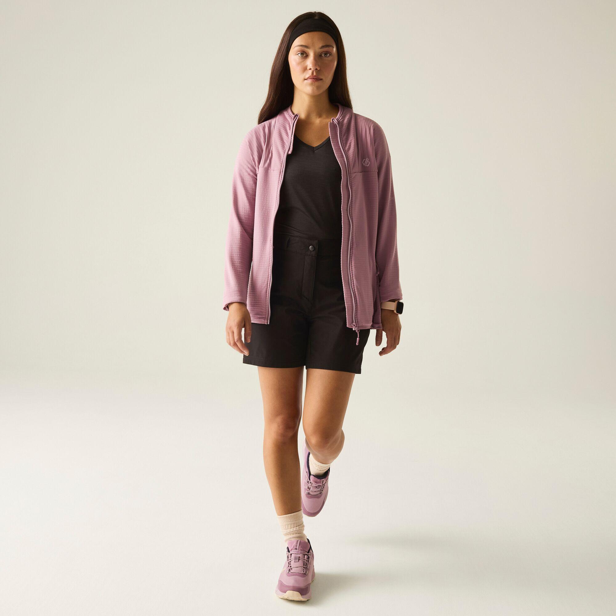 Sous-couche extensible texturée Torrek pour femme, fermeture éclair intégrale 3/7