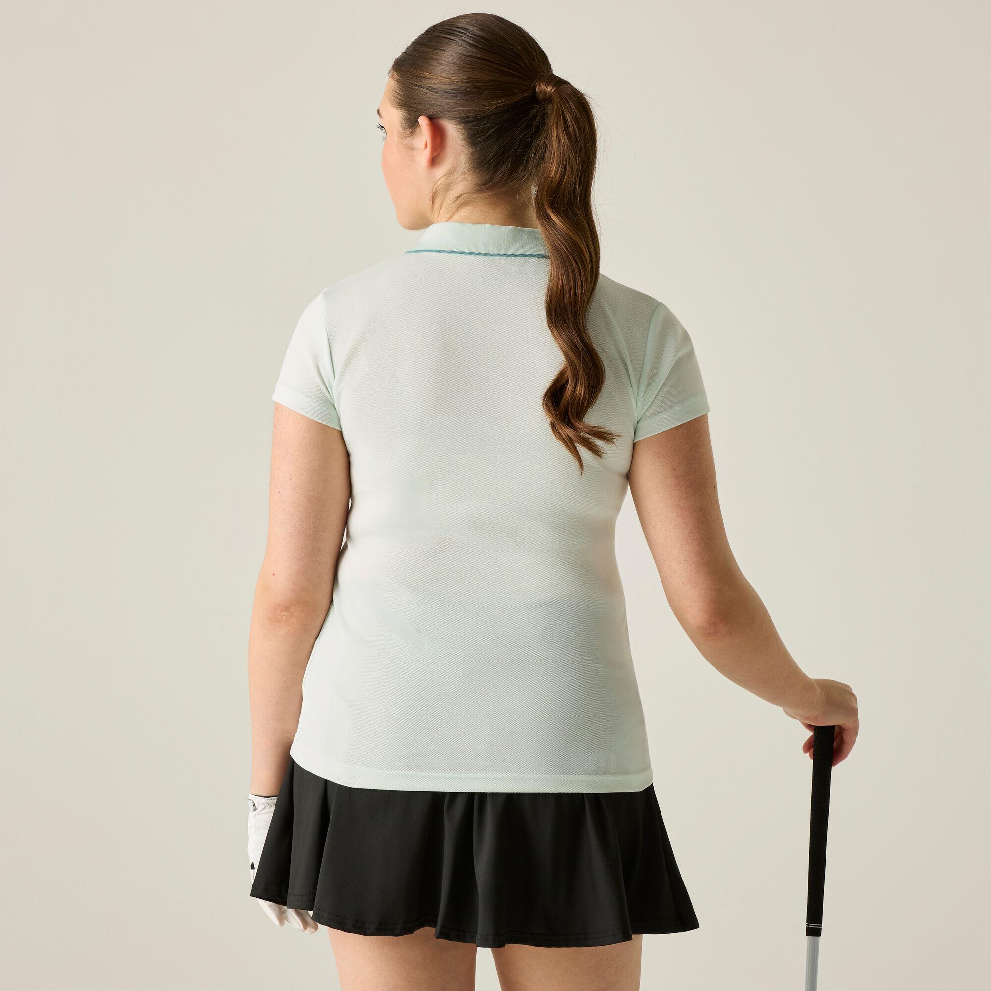 Womens Maverick V Tipped Logo Polo 4/7