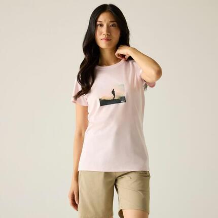 Fingal T-shirt met korte mouwen en grafische print voor dames