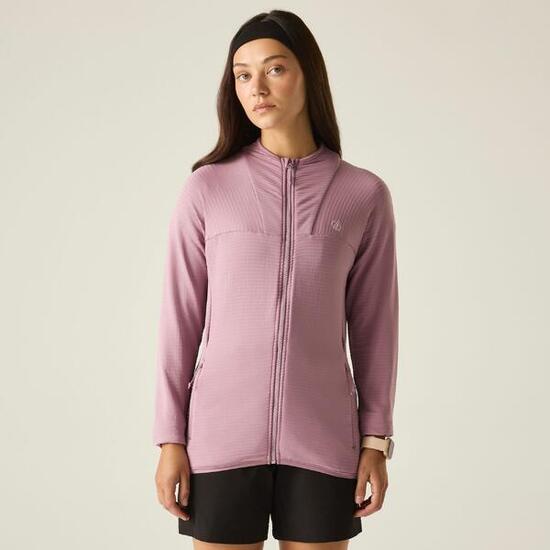 Sous-couche extensible texturée Torrek pour femme, fermeture éclair intégrale