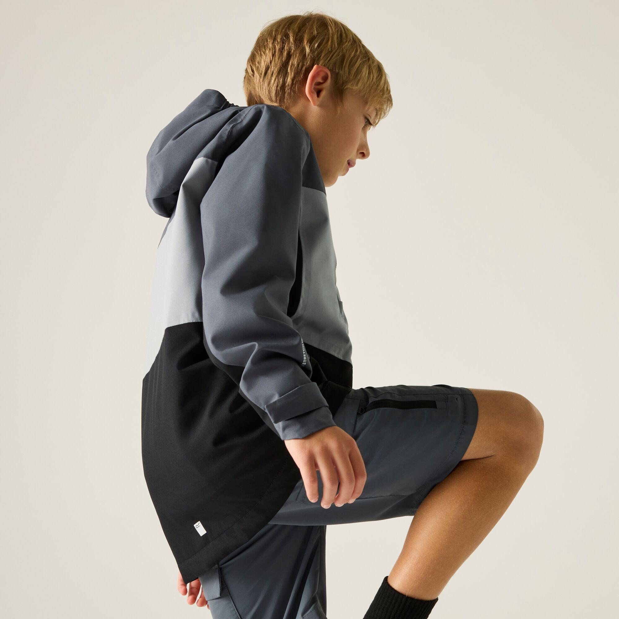 Veste imperméable à capuche à panneaux Highton pour enfants 2/7