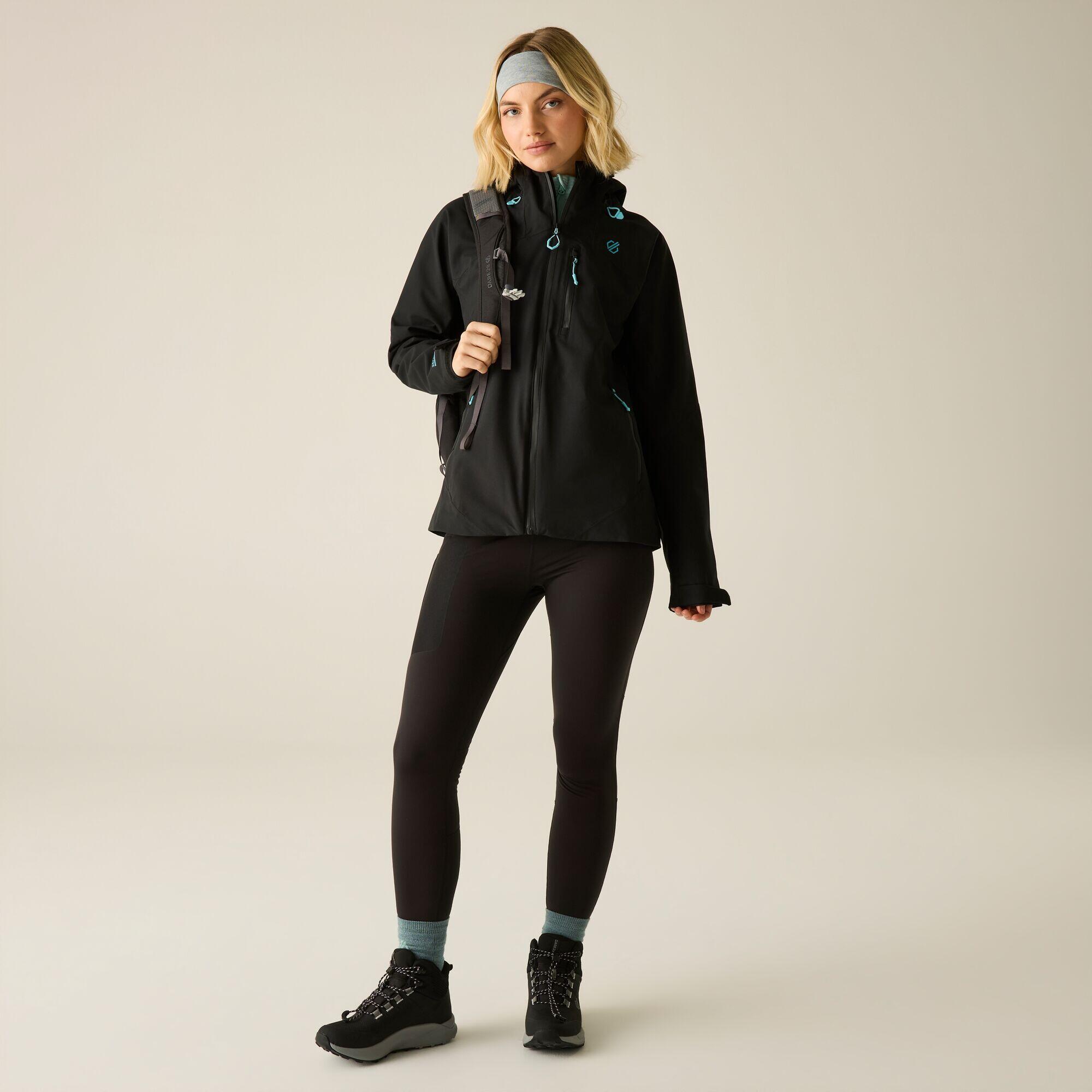 Giacca da trekking elasticizzata con cappuccio Torrek III da donna, impermeabile 3/7