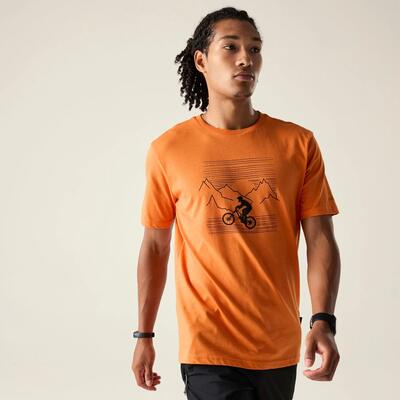 Movement iii heren t-shirt met korte mouwen en grafische print