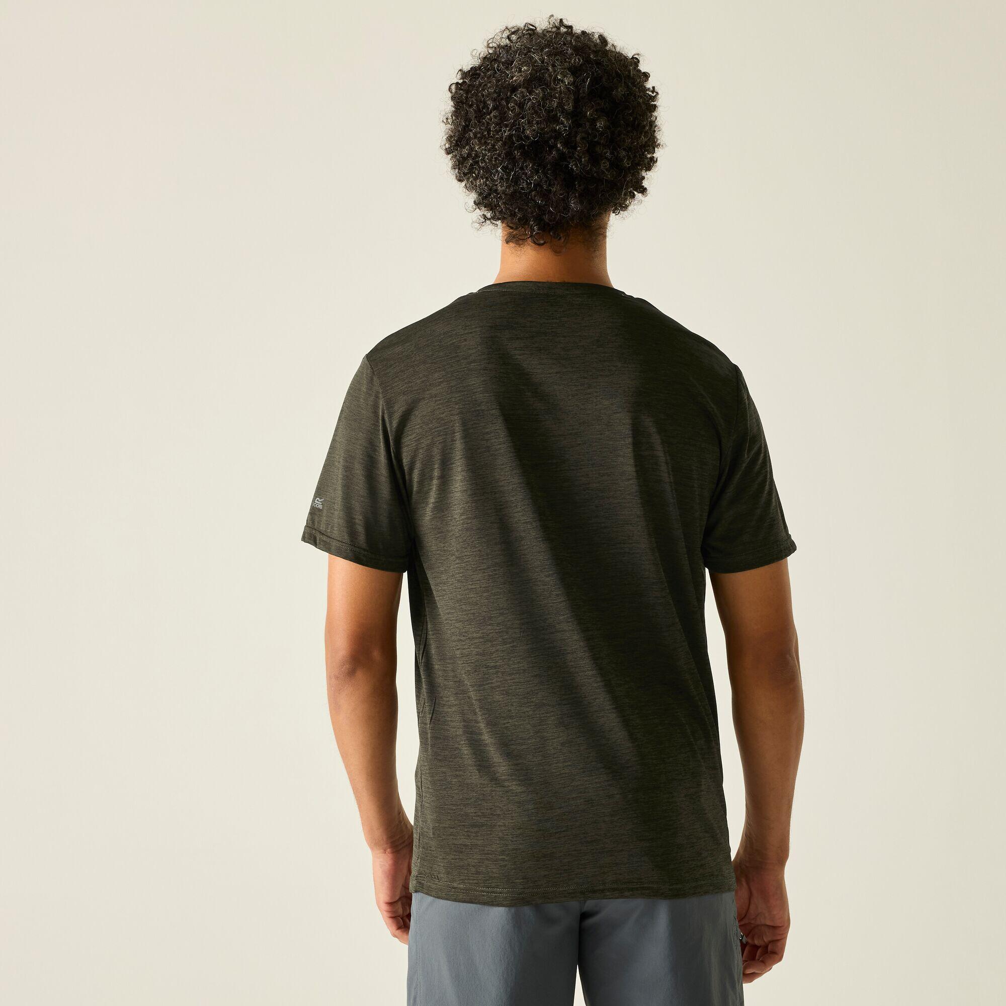 Herren Fingal Edition Kurzarm-T-Shirt in Melange-Optik 2/7
