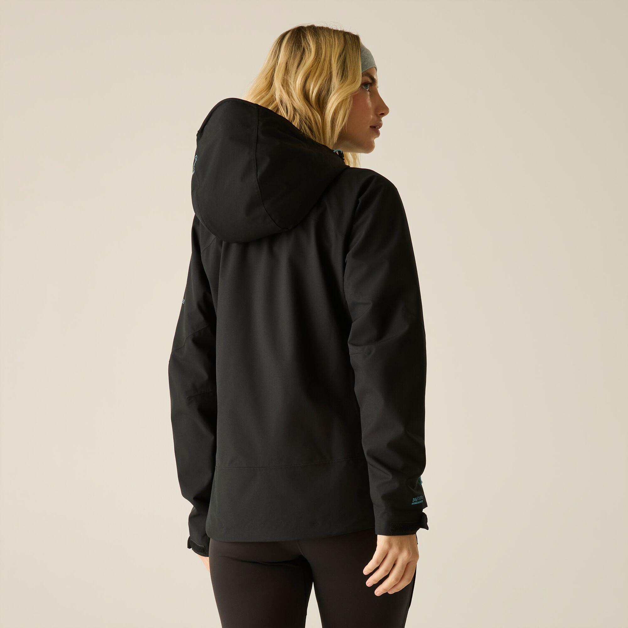 Giacca da trekking elasticizzata con cappuccio Torrek III da donna, impermeabile 2/7