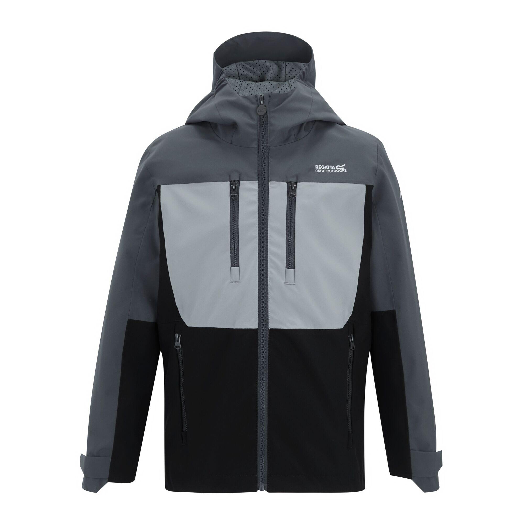 Veste imperméable à capuche à panneaux Highton pour enfants 7/7