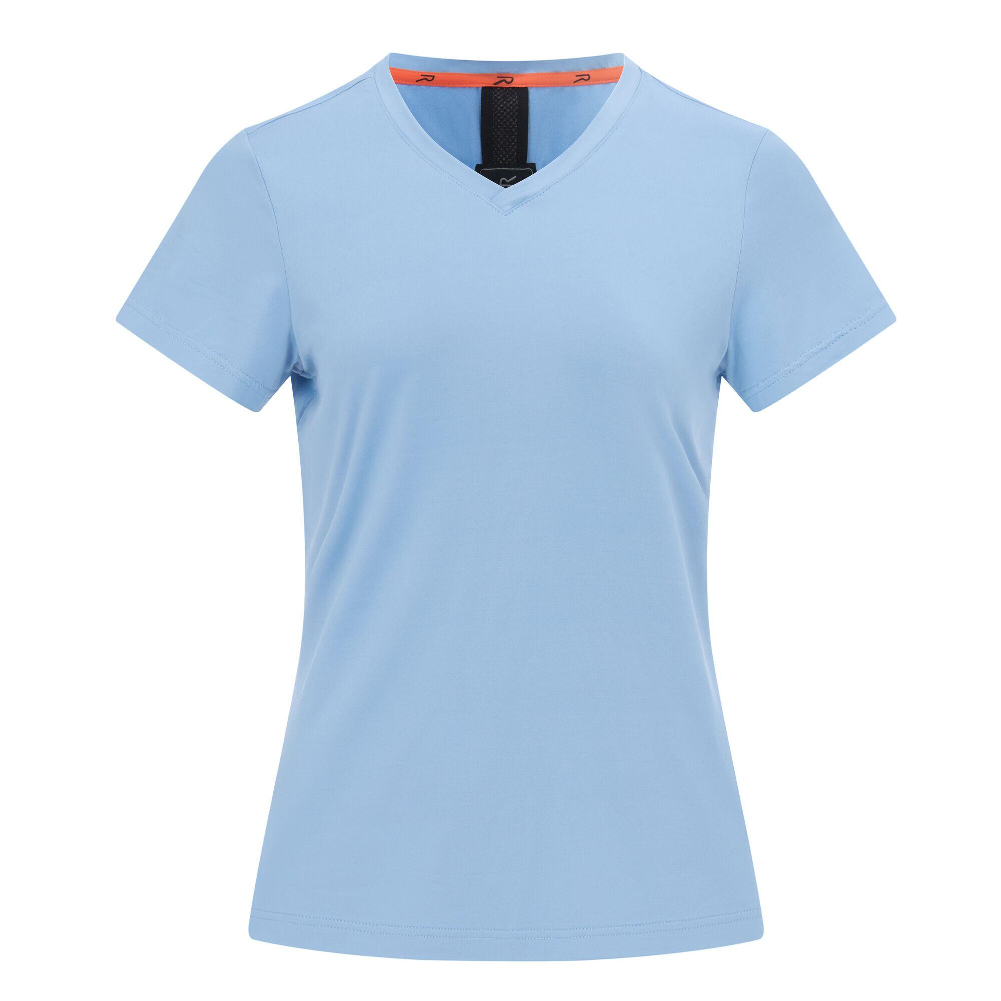 T-shirt à manches courtes et col en V Elkie pour femme 5/7